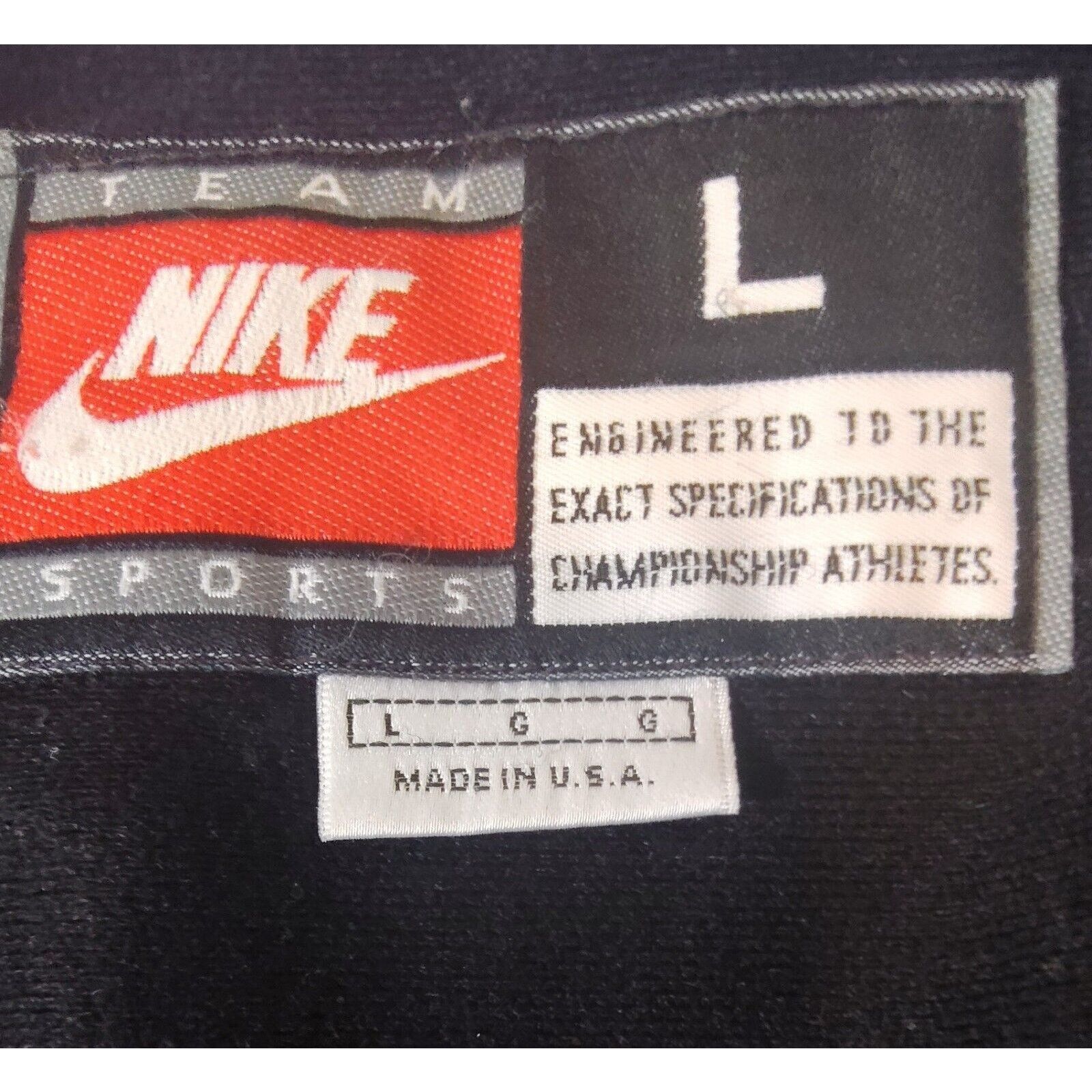 Nike VTG Kansas Jayhawks Team Nike Jacket Men’s L Blue Made USA Size US L / EU 52-54 / 3 - 6 Thumbnail