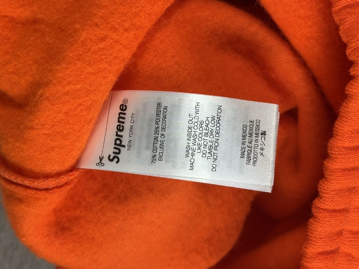 Supreme Supreme Tag Sweatpants Orange Size US 34 / EU 50 - 5 Thumbnail