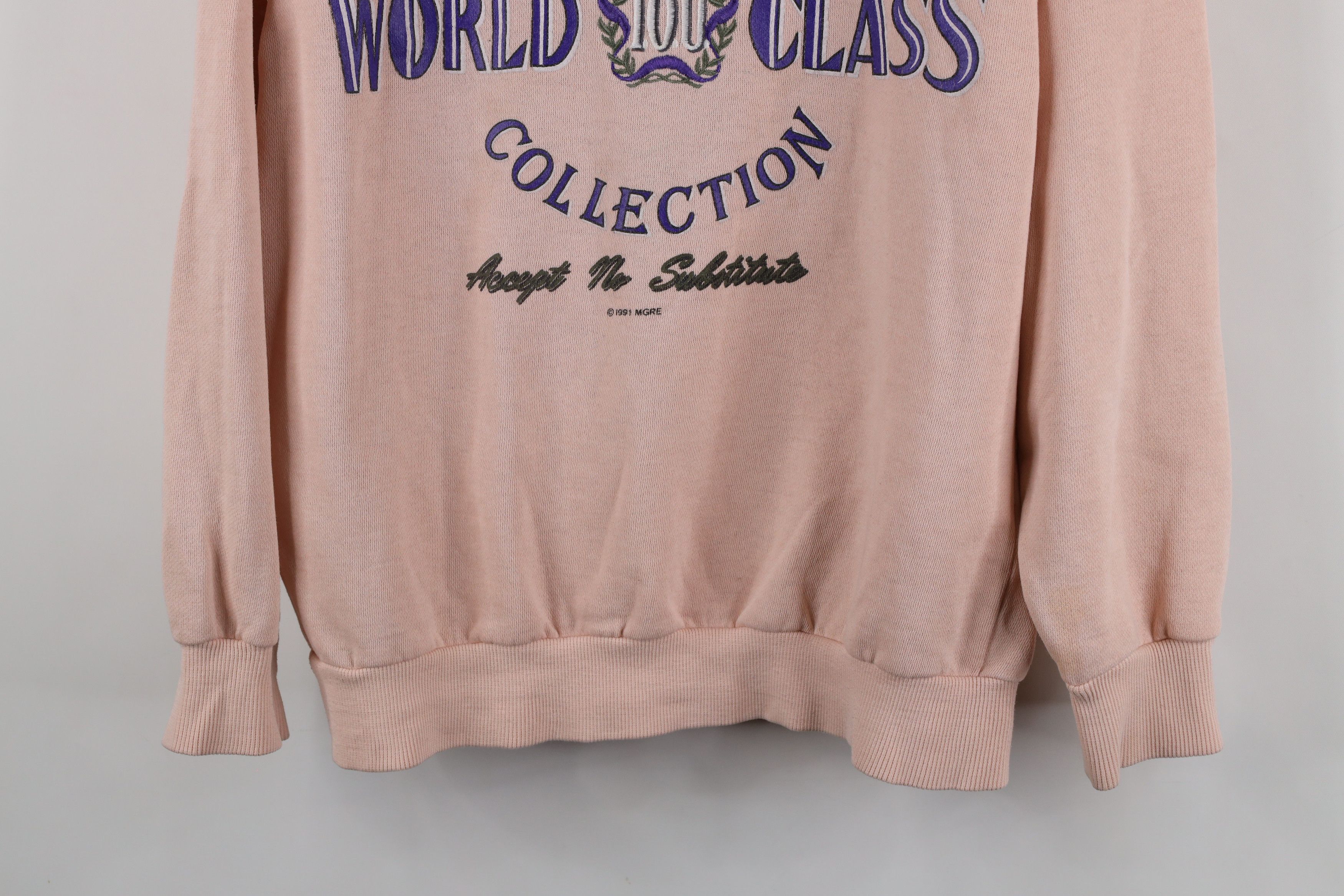 Vintage Vintage 90s IOU Streetwear Spell Out Mock Neck Sweatshirt Size L / US 10 / IT 46 - 3 Thumbnail