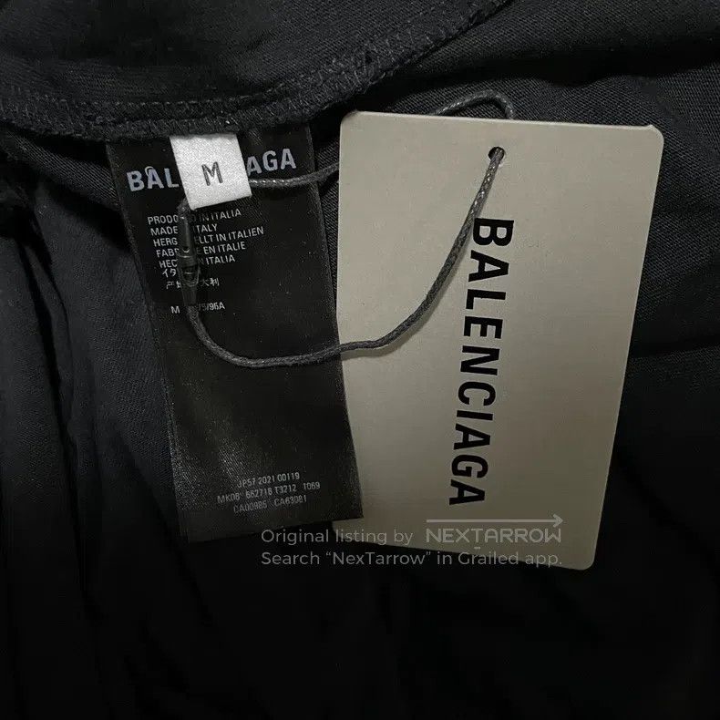 Balenciaga Balenciaga Ripped Cola Thick Faux Two-Piece Sweater Size US M / EU 48-50 / 2 - 4 Thumbnail