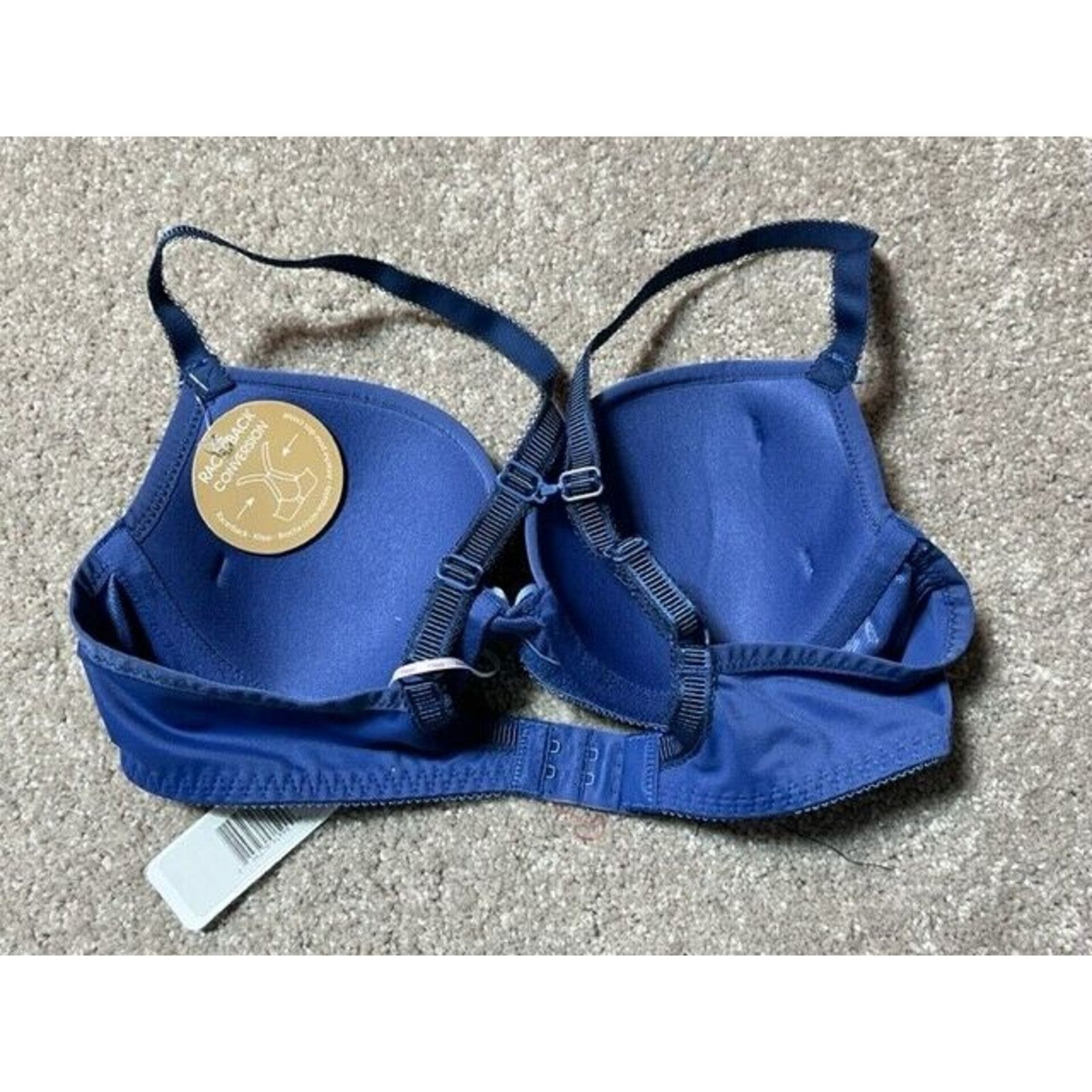 Freya Lingerie Freya Bra Womens 32C Deco Delight Moulded Plunge Racerback Size ONE SIZE - 3 Thumbnail
