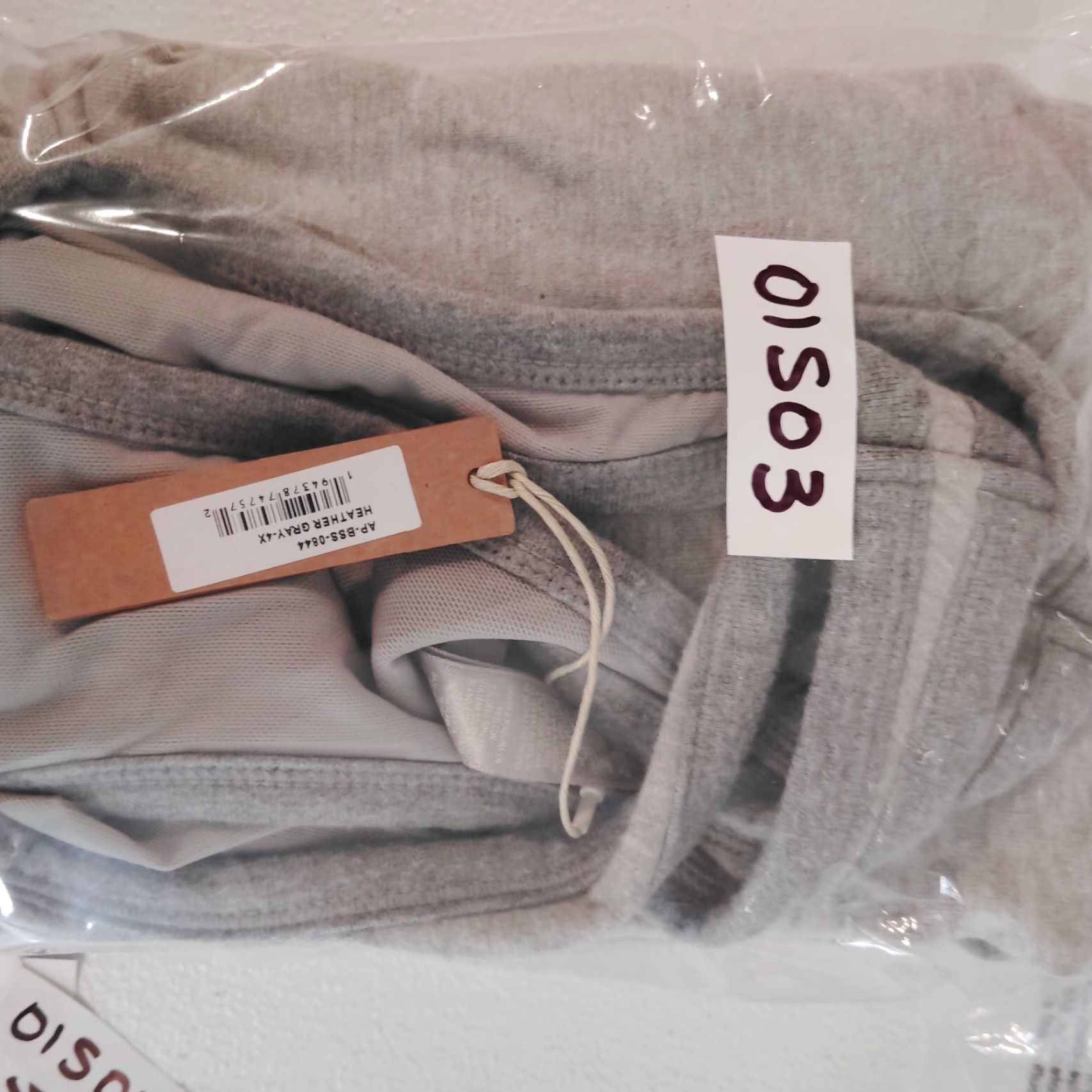 SKIMS SKIMS Bodysuit Outdoor Mid Thigh Heather Grey 4XL Sleeveless Athletic Plus One-Piece Women’s Outdoor Bodysuit Size XXL / US 16-18 / IT 52-54 - 8 Thumbnail