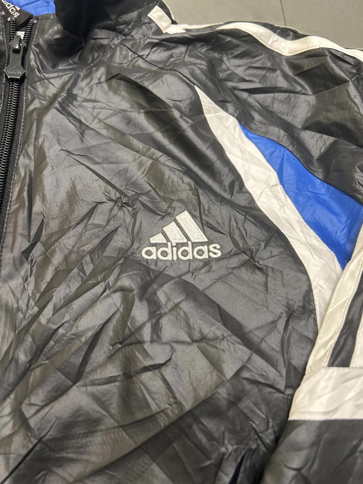Adidas Adidas ClimaProof Jacket - Black & Blue Size US M / EU 48-50 / 2 - 2 Thumbnail