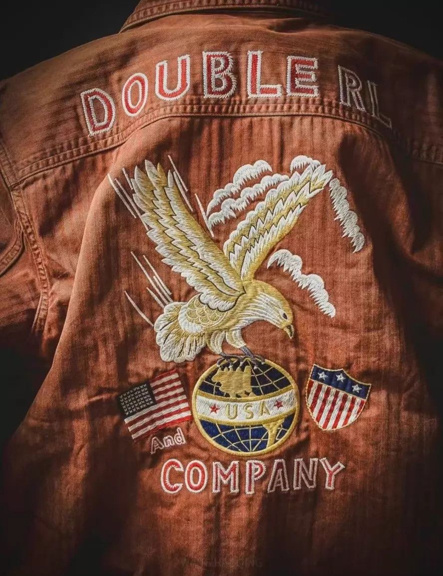 RRL Ralph Lauren RRL 26SS Back Embroidered Distressed Jacket S Size US S / EU 44-46 / 1 - 1 Thumbnail