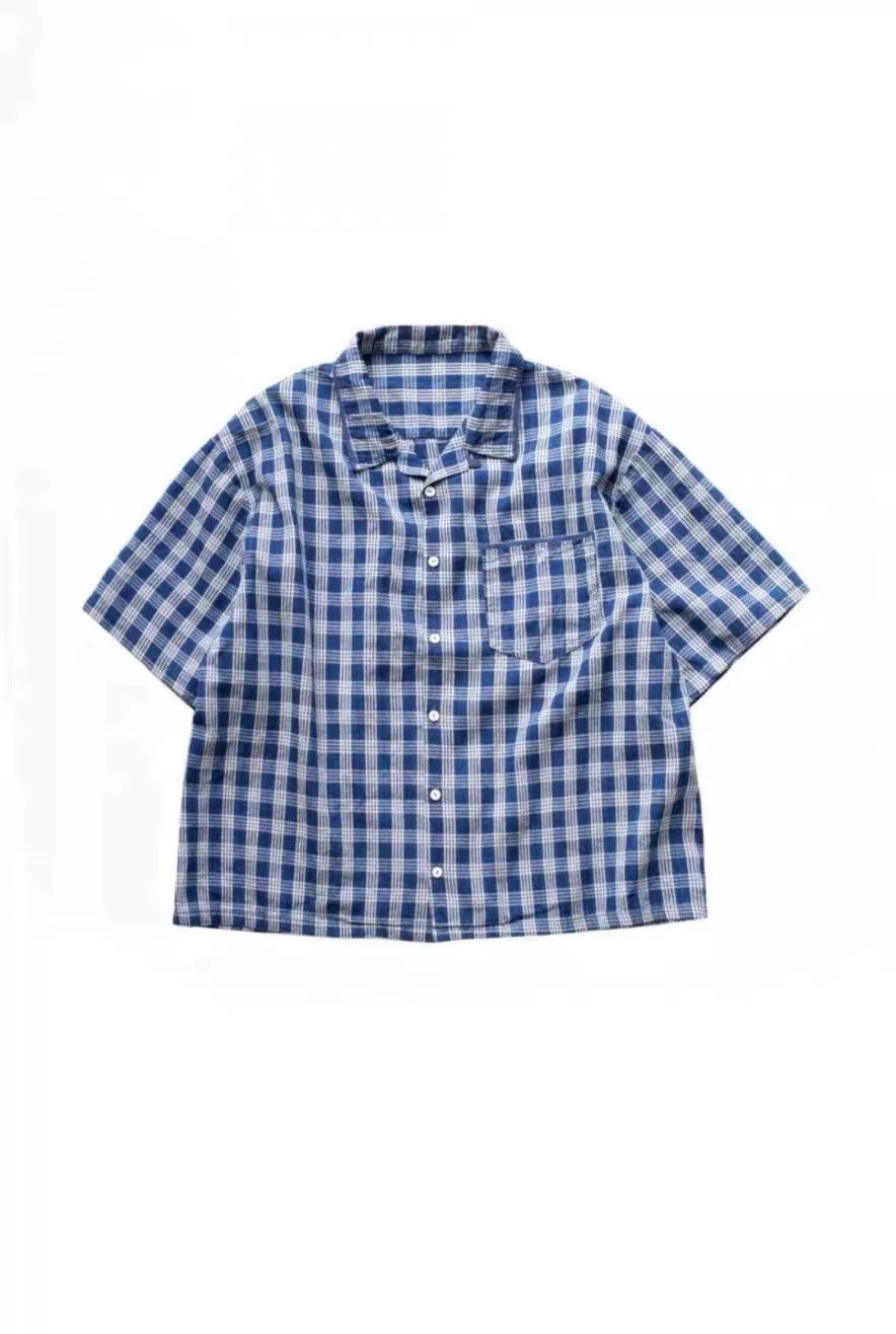 Porter Classic Porter Classic Palaka Check Short-Sleeve Shirt Size US L / EU 52-54 / 3 - 1 Thumbnail
