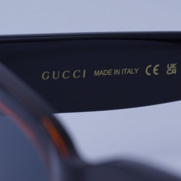 Gucci Gucci GG1794S 003 Sunglasses Transparent Orange/Black Square Size ONE SIZE - 9 Thumbnail