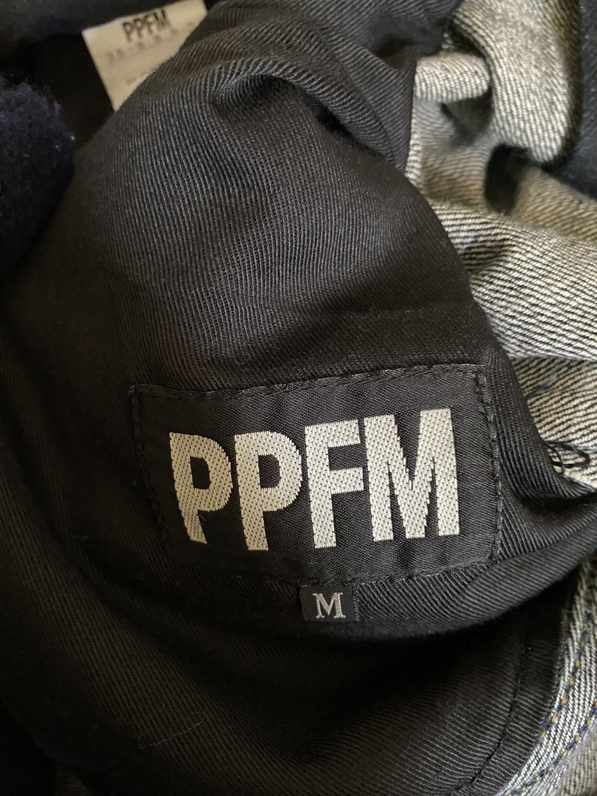PPFM Japanese Brand PPFM J Leg Design Denim Size US 33 - 11 Thumbnail