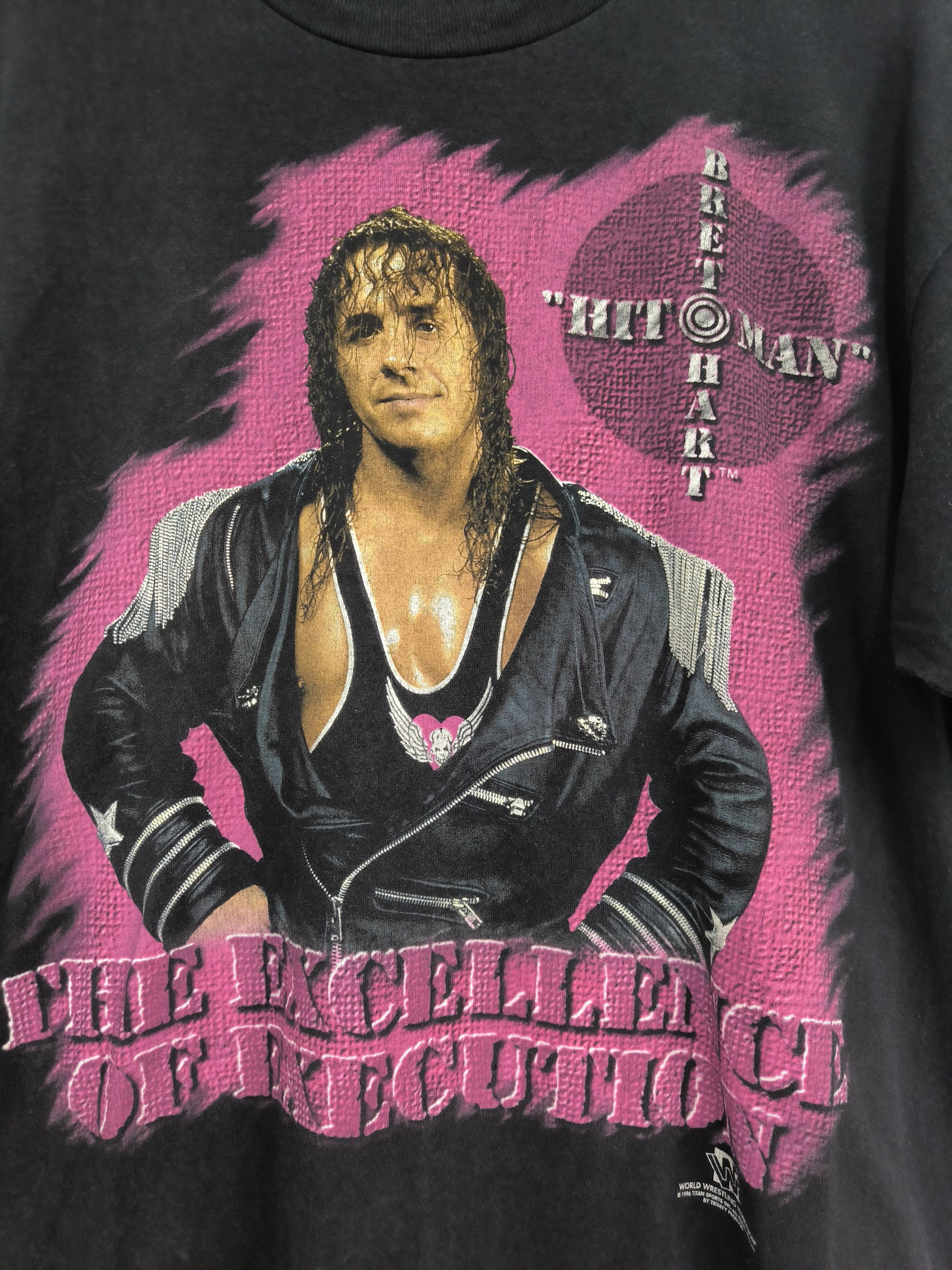 WWF Vintage 1996 WWF Bret Hitman Hart Size US XL / EU 56 / 4 - 3 Thumbnail