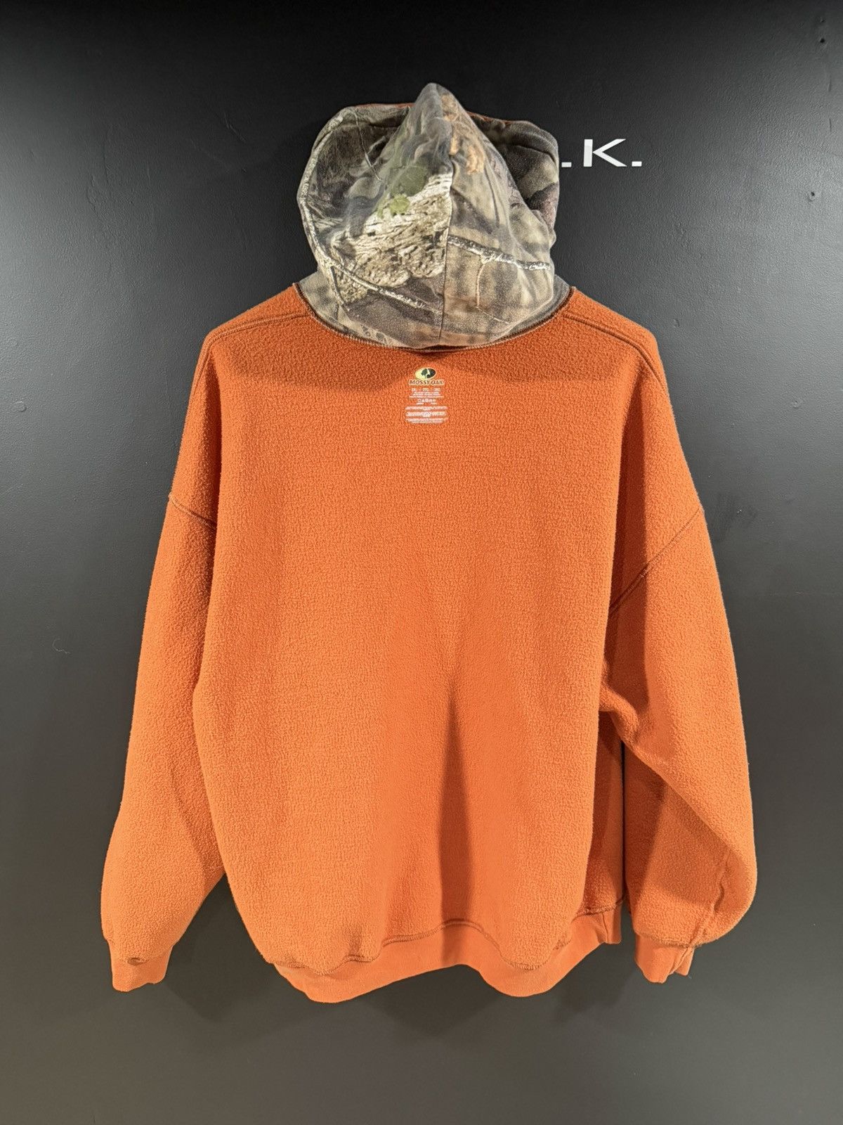 Mossy Oaks 2010s Vintage Mossy Oak Orange & Camo Faded Hoodie XXL Size US XXL / EU 58 / 5 - 11 Thumbnail