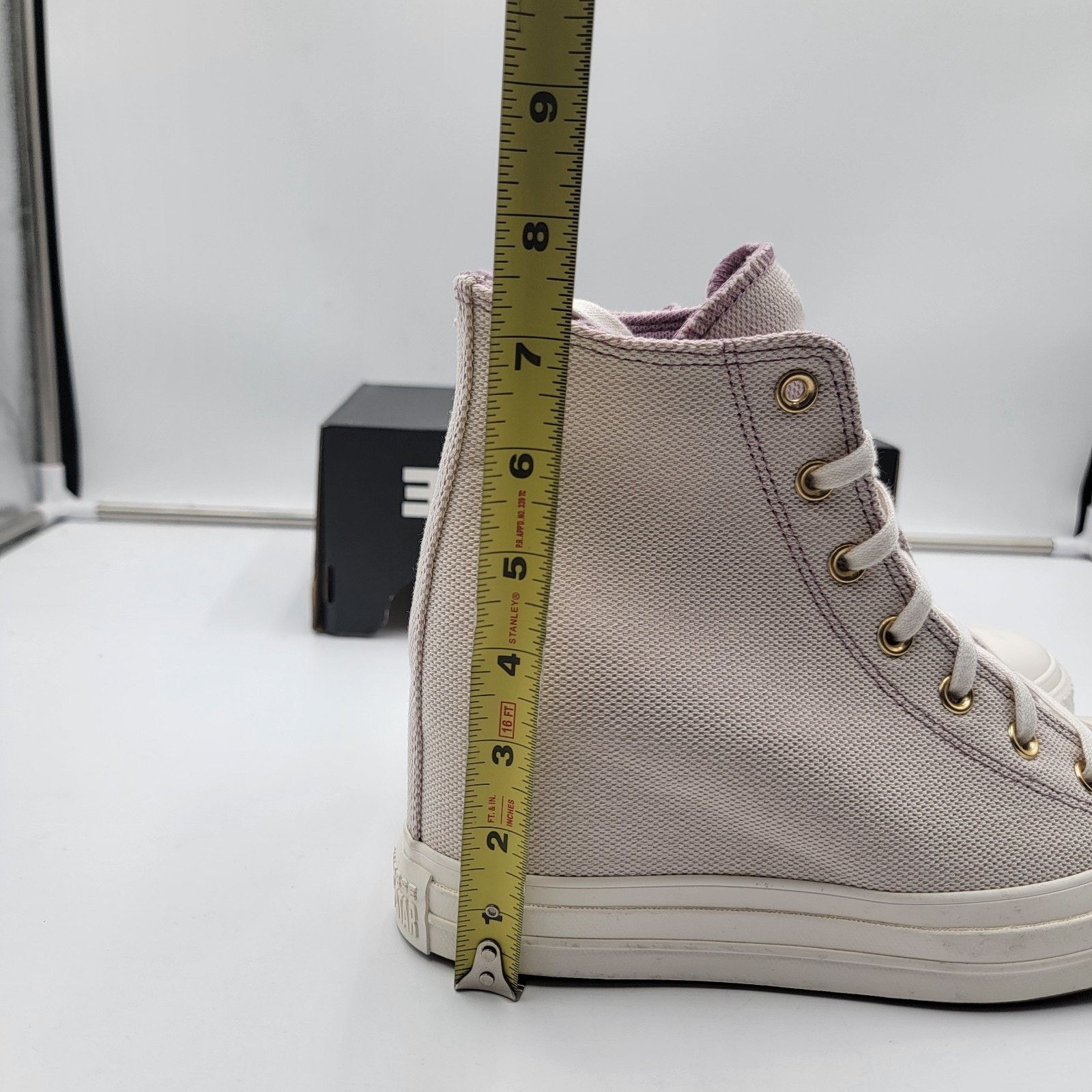 Converse Womens Converse CTAS Wedge Hi Orchid Dust/Egret/Gold Sz 10 Size US 10 / IT 40 - 10 Thumbnail