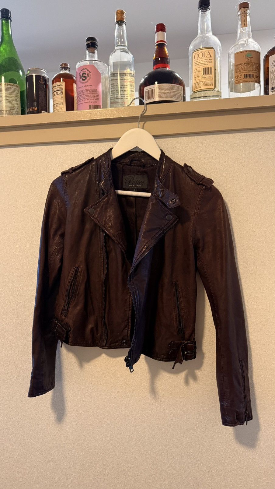 Japanese Brand × Vintage Vintage purple leather Size S / US 4 / IT 40 - 1 Thumbnail