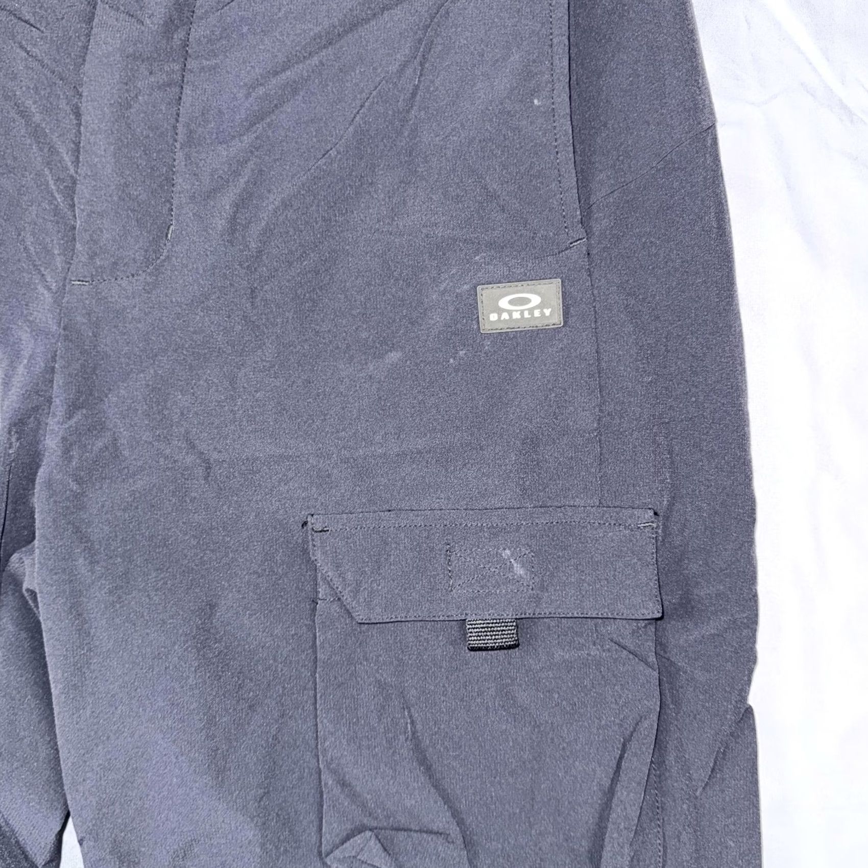 Oakley Oakley Pants Mens M Black Cargo Joggers Elastic Waist Zip Ankle Stretch Size US 31 - 5 Thumbnail