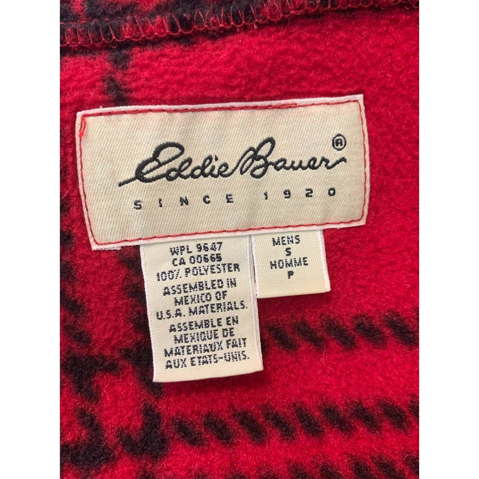 Eddie Bauer Eddie Bauer red plaid men pullover sweater size Small Size US S / EU 44-46 / 1 - 3 Thumbnail