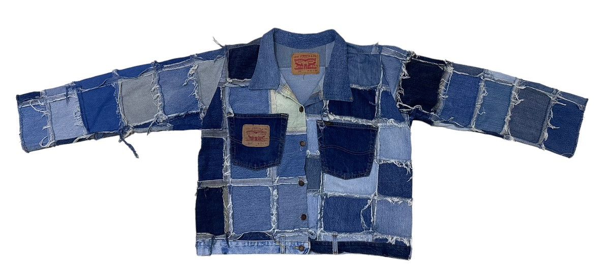 Hysteric Glamour × If Six Was Nine × Le Grande Bleu (L.G.B.) Reconstructed Levis Hagi Jeans Hysteric Glamour Jacket RARE Size US M / EU 48-50 / 2 - 7 Thumbnail