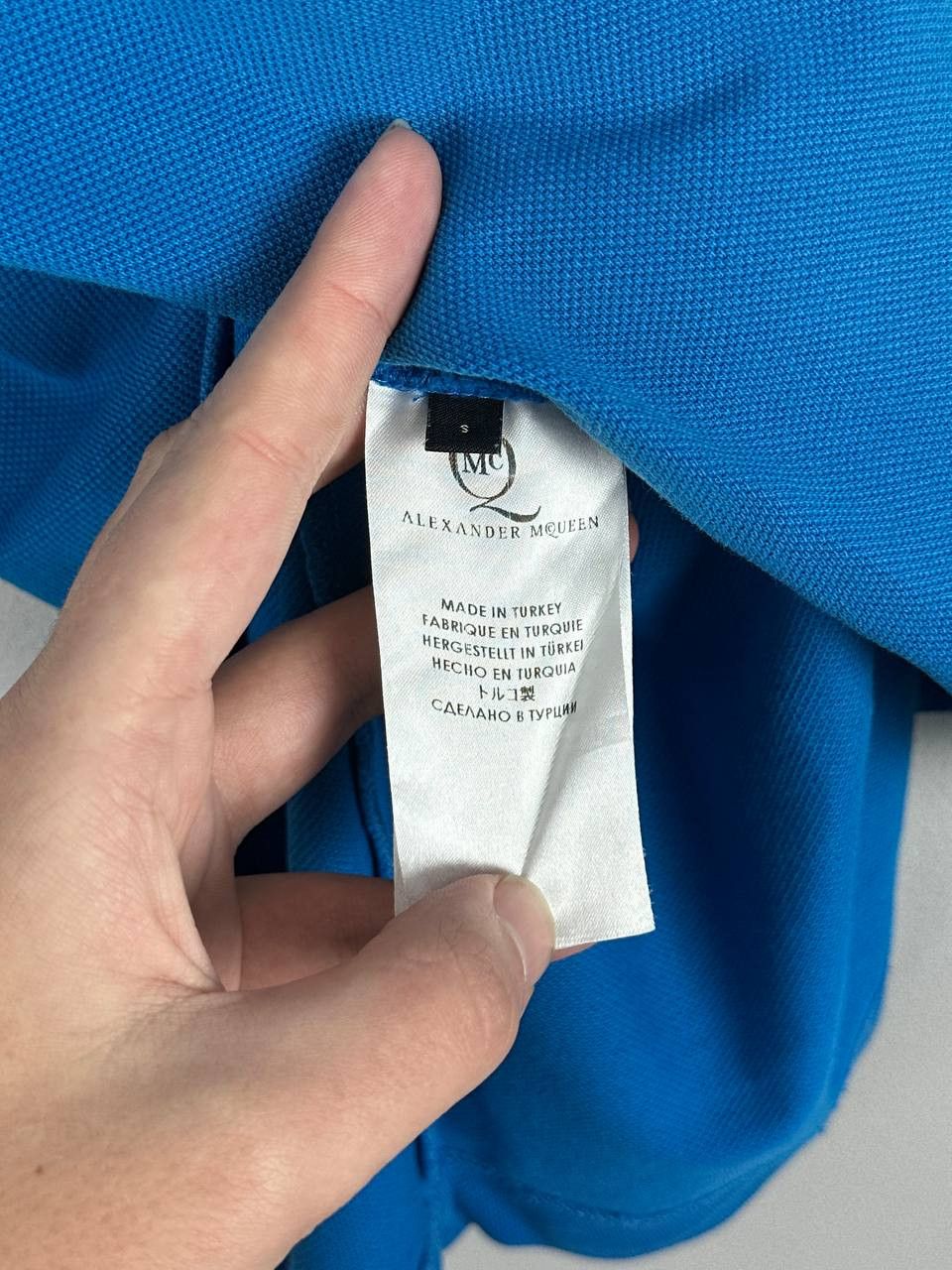 Alexander McQueen MCQ Alexander McQueen Blue Polo Shirt Size US S / EU 44-46 / 1 - 14 Thumbnail