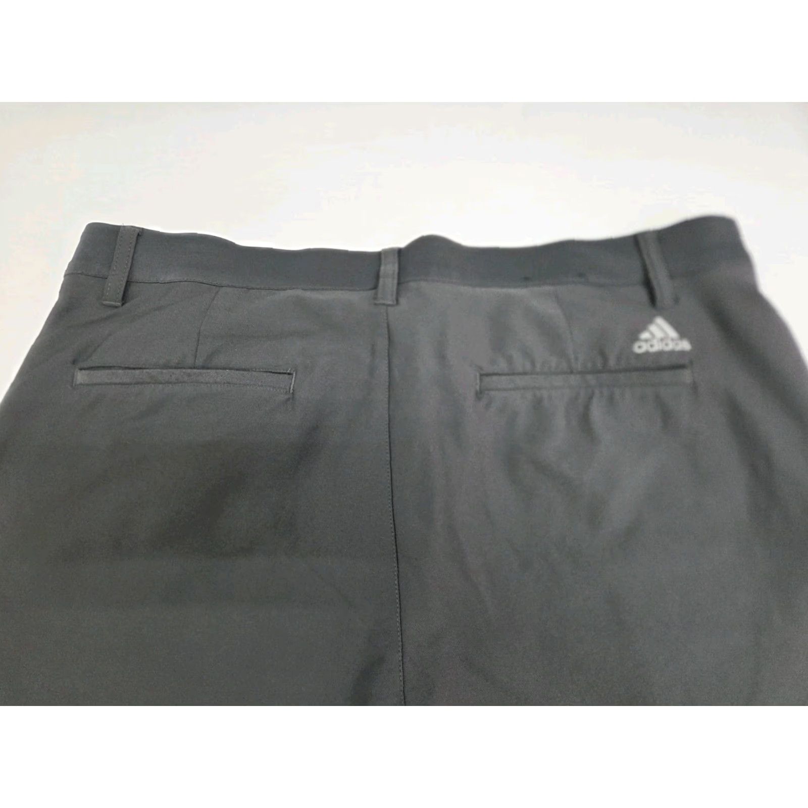 Adidas Adidas Mens Grey Golf Pants 34/30 Polyester Spandex Zip Flat Front Logo Pockets Straight Leg Regular Fit Modern Golf Casual Mens Size US 34 / EU 50 - 5 Thumbnail