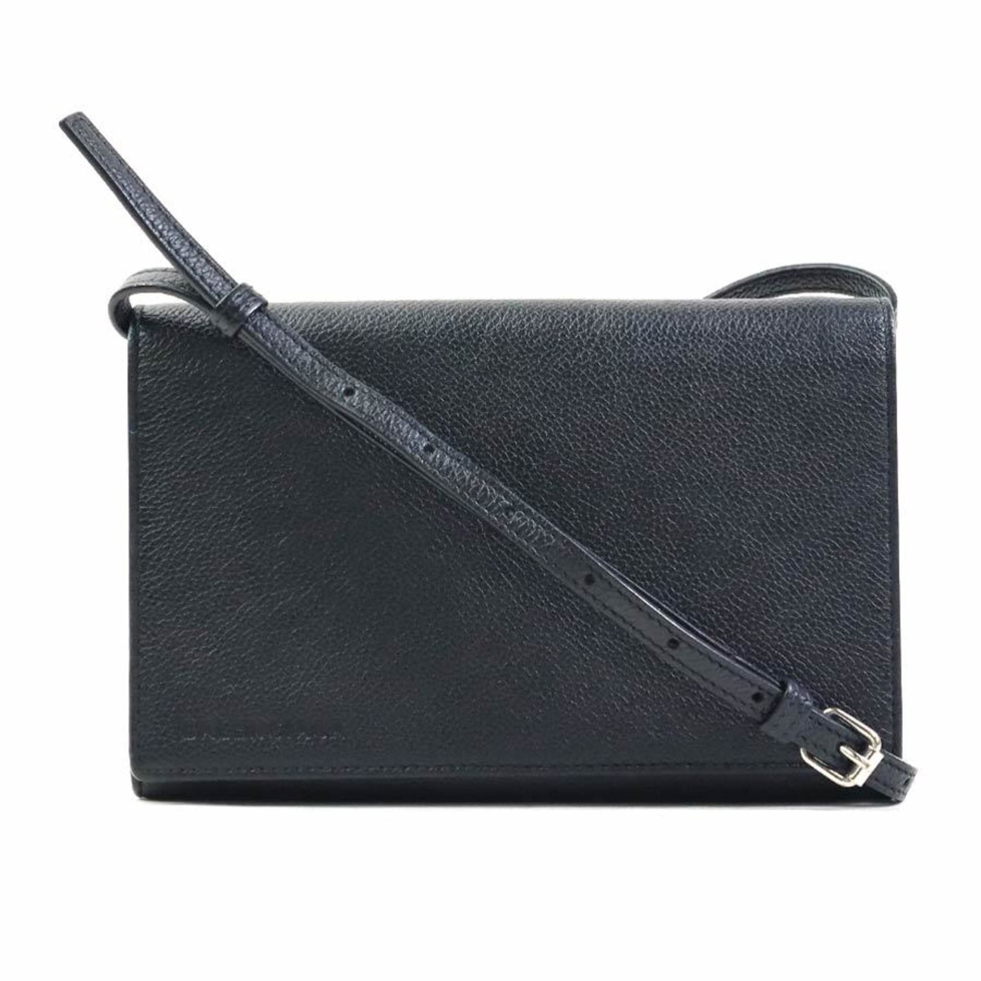 Balenciaga Balenciaga Shoulder Bag Pouch Leather Black Women's h31332a Size ONE SIZE - 1 Thumbnail