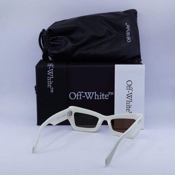 Off-White 🕶️New Off-White OERI137 AURORA 0164 White Sunglasses Size ONE SIZE - 11 Thumbnail