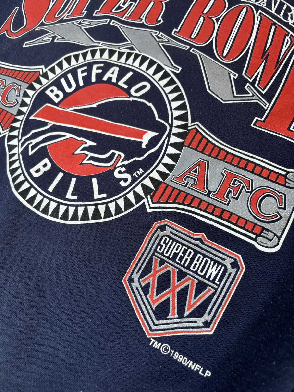 Logo 7 × NFL × Vintage 1990 BUFFALO BILLS CREWNECK Size US XL / EU 56 / 4 - 2 Thumbnail