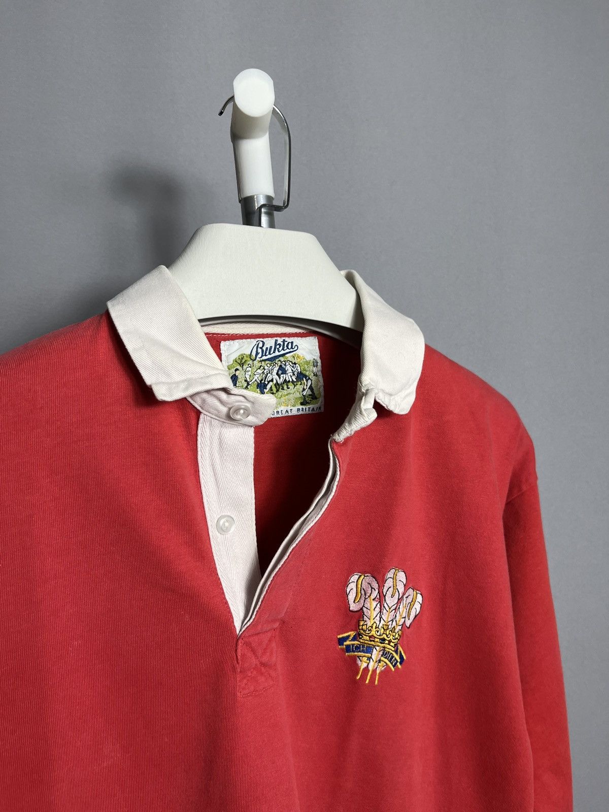 Sports Specialties Jersey Wales Rugby 1983-89 Bukta Vintage Red Polo Rare Size US M / EU 48-50 / 2 - 11 Thumbnail