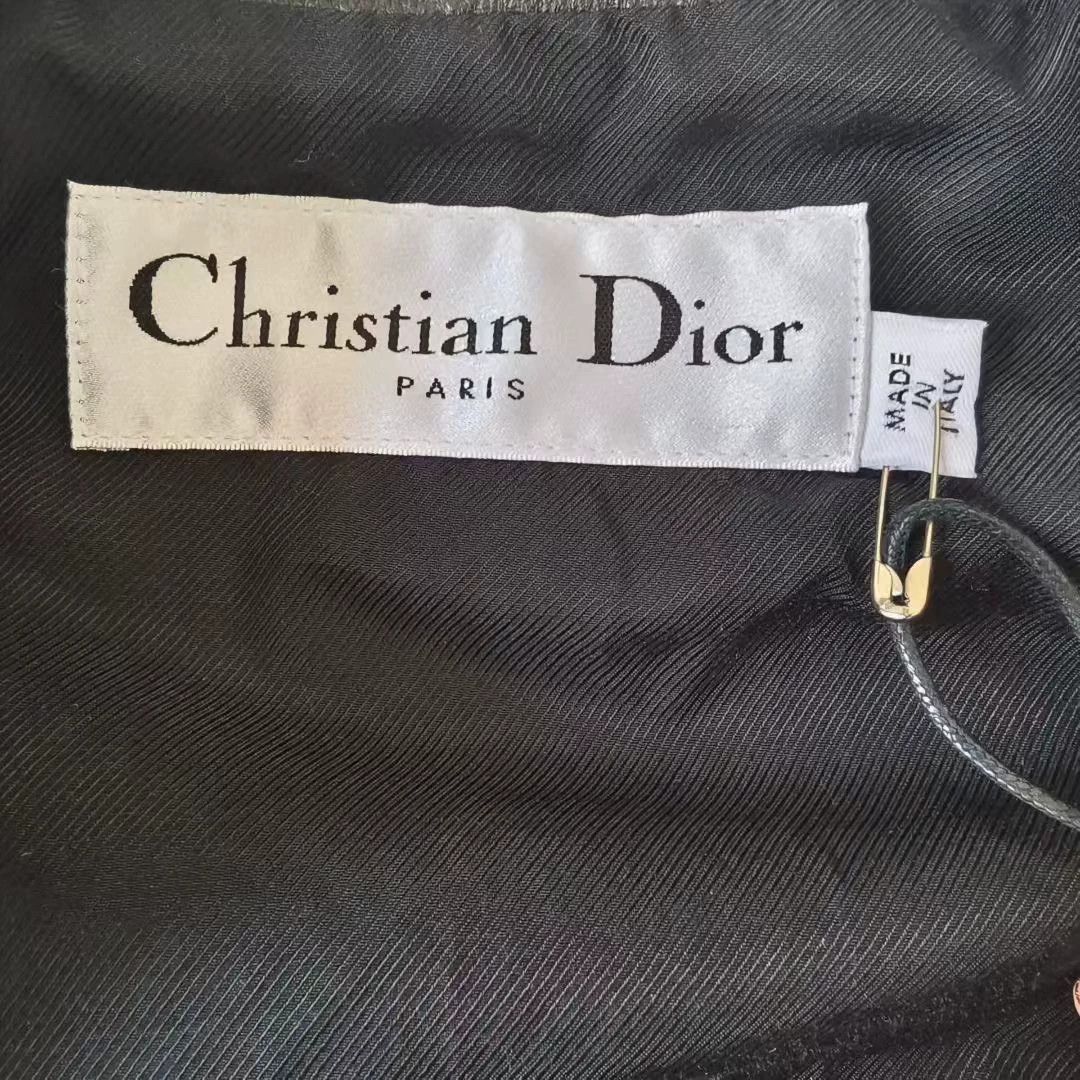 Dior Christian Dior full leather floral baseball jacket Size M / US 6-8 / IT 42-44 - 3 Thumbnail
