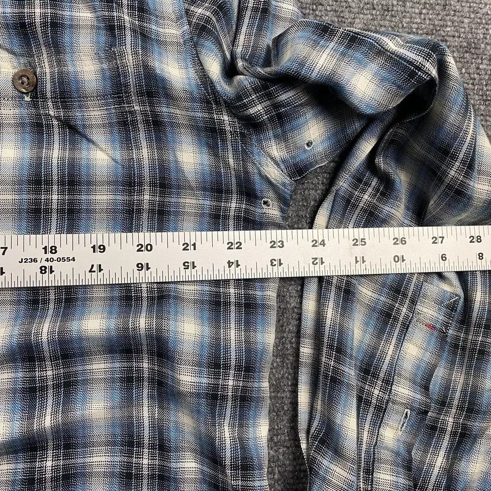 Nat Nast Nat Nast Shirt Mens Large Plaid Button Up American Fit Silk Size US L / EU 52-54 / 3 - 5 Thumbnail