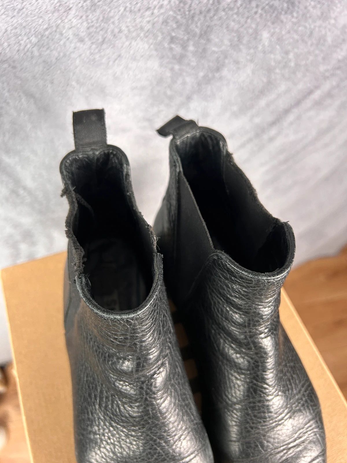 Acne Studios × Designer Acne Studios leather boots Made In Italy black Vibram Size US 7 / IT 37 - 8 Thumbnail