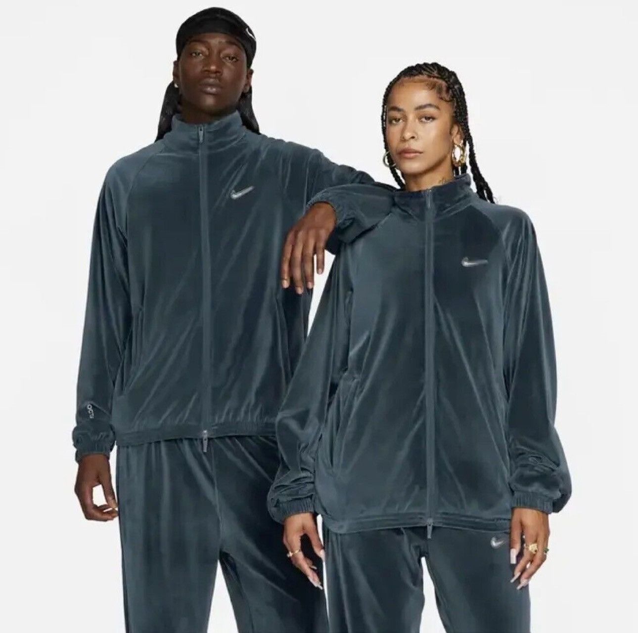 Drake × NOCTA × Nike Nocta Nike Velour Zip Jacket Size US L / EU 52-54 / 3 - 1 Thumbnail
