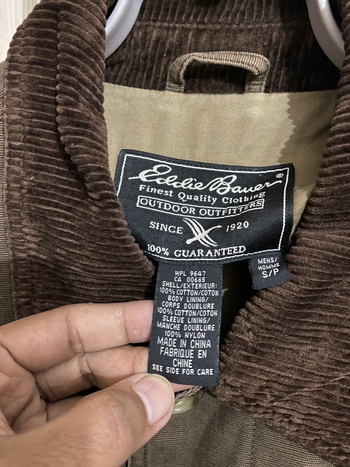 Eddie Bauer Vintage Eddie Bauer Field Jacket Brown Corduroy Collar Size US S / EU 44-46 / 1 - 8 Thumbnail