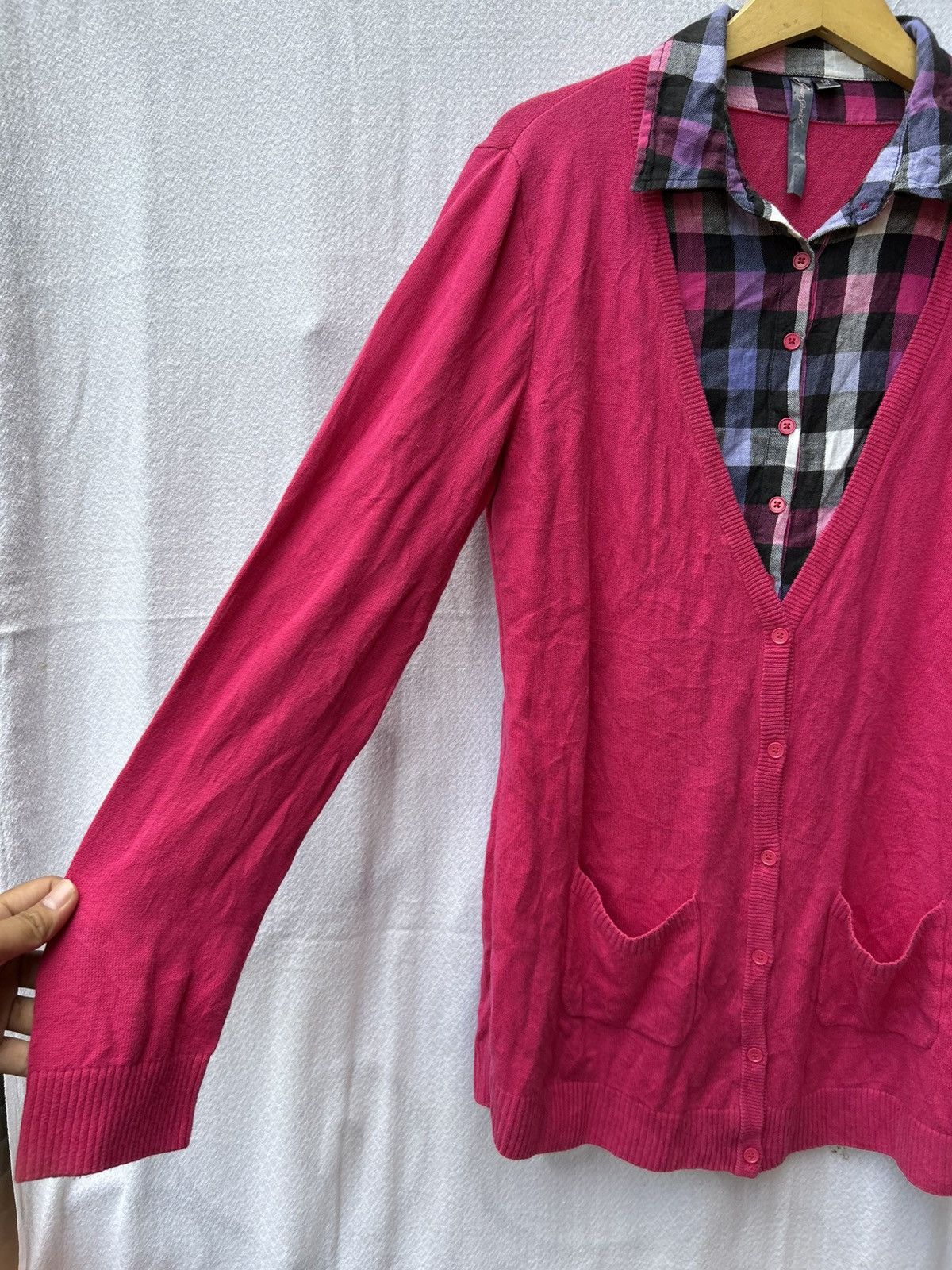 If Six Was Nine × Japanese Brand × Le Grande Bleu (L.G.B.) Jeans west japanese cardigan plaid double layers shirt Size US M / EU 48-50 / 2 - 4 Thumbnail
