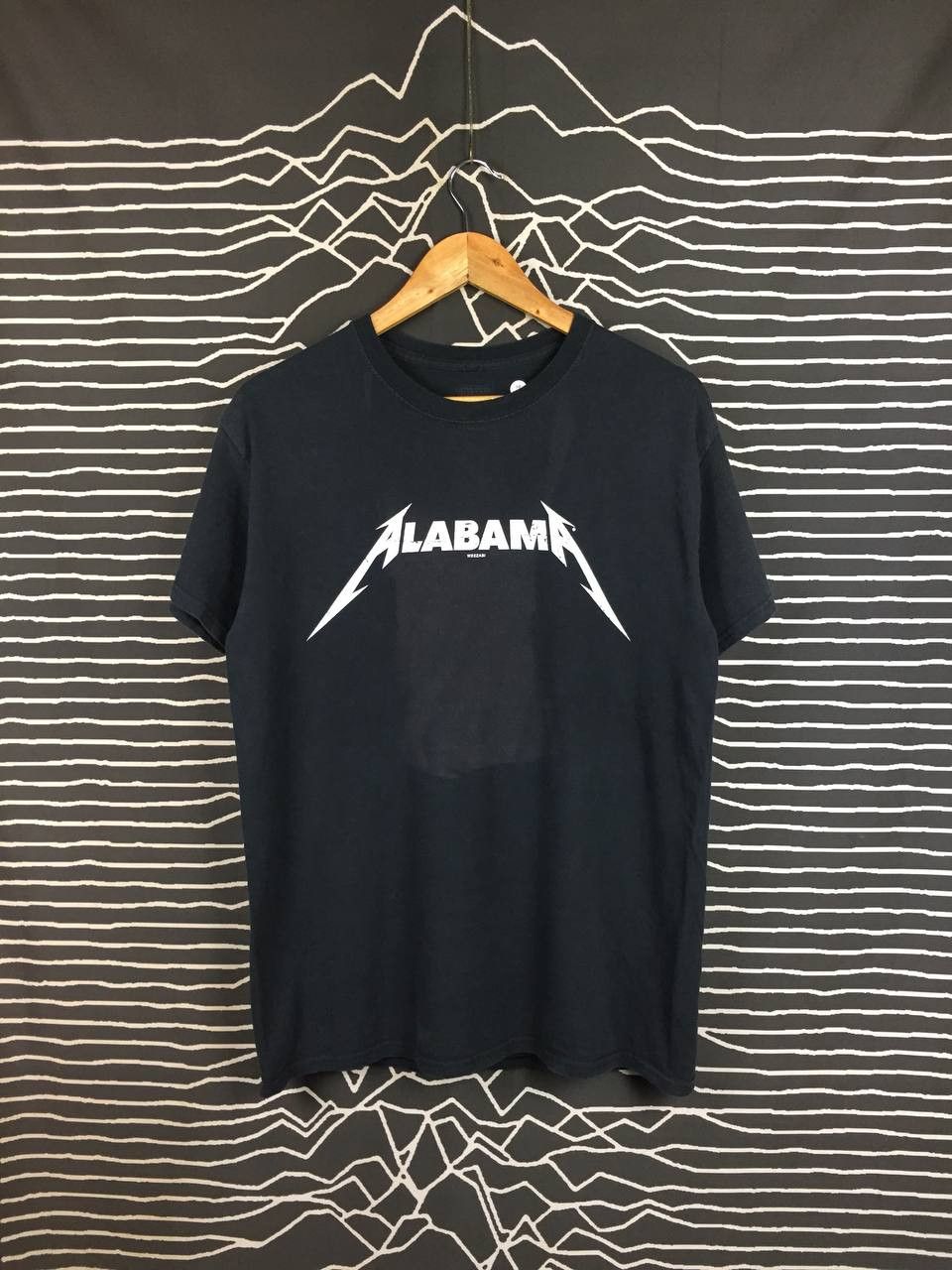 NCAA Alabama Metallica Font Parody Tee Weezabi Collegiate Apparel Size US M / EU 48-50 / 2 - 2 Thumbnail