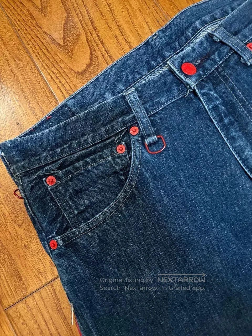 Levi's Levi's Fenom Red Flash Unwashed Jeans. Size US 34 / EU 50 - 5 Thumbnail