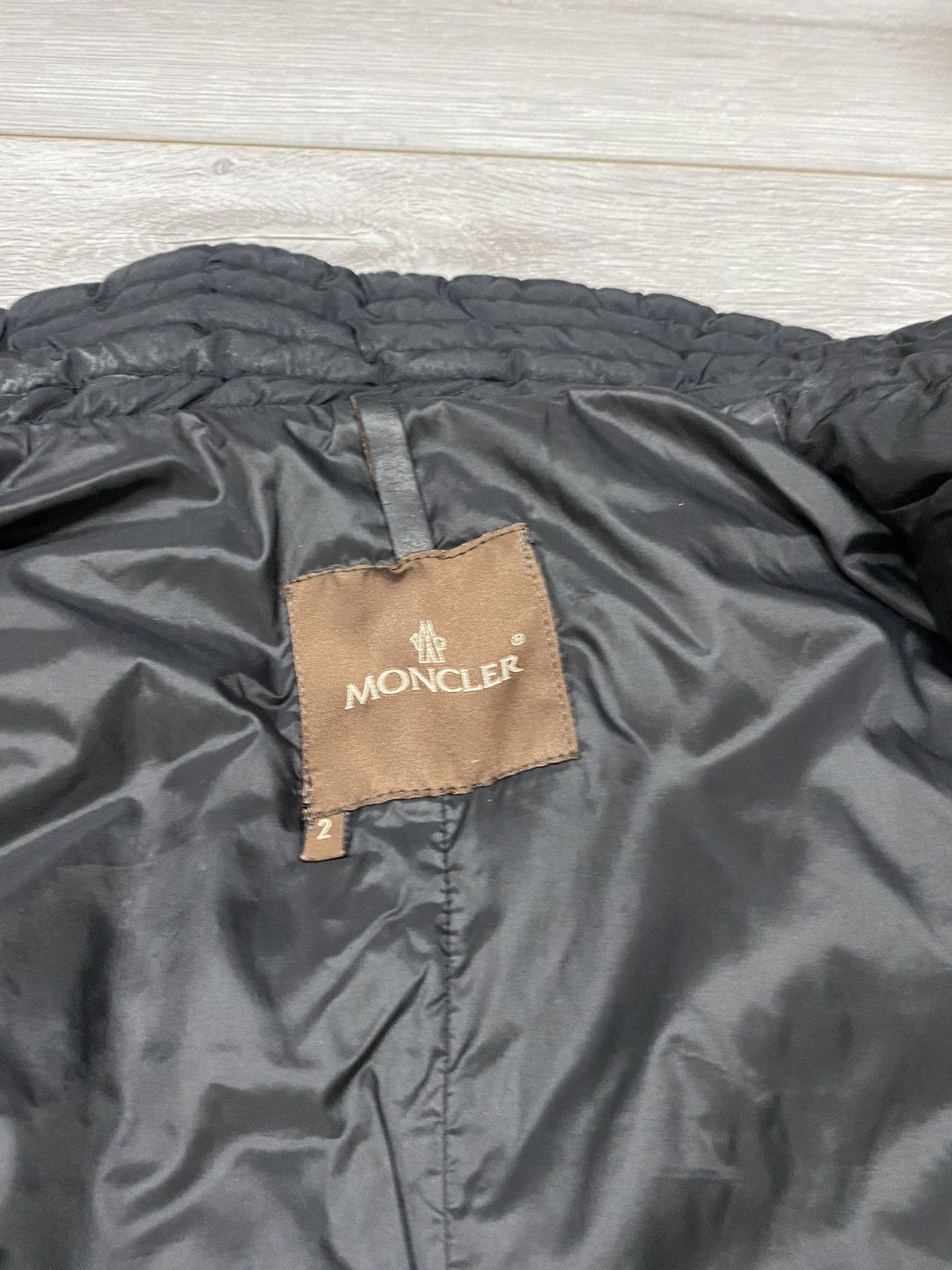 Moncler × Vintage Moncler vintage puffer down jacket stitched Size M / US 6-8 / IT 42-44 - 9 Thumbnail