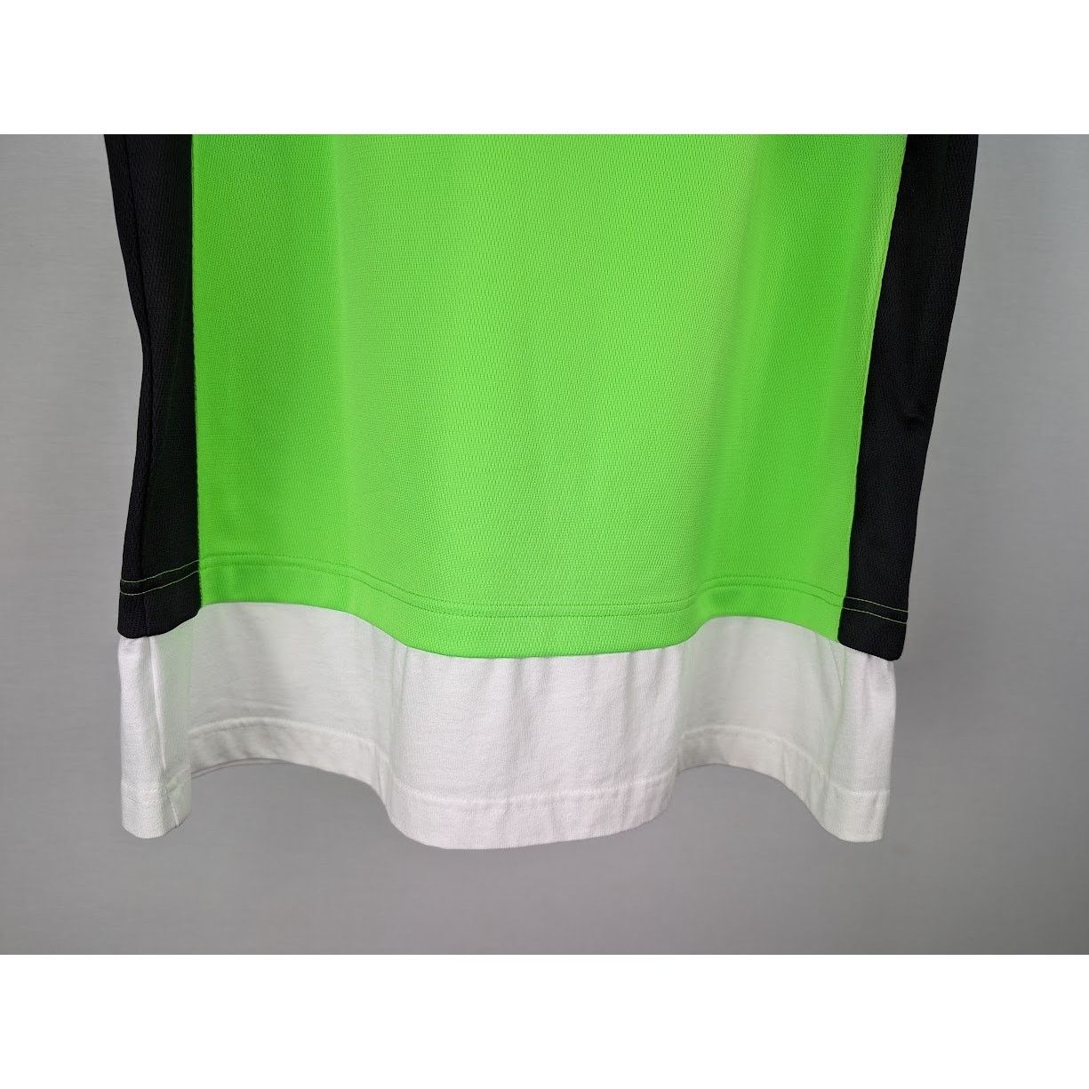 Balenciaga o1rshd1 Layered S/S Polo Shirt Pique in Green-Dark Green Size US XXS / EU 40 - 10 Thumbnail