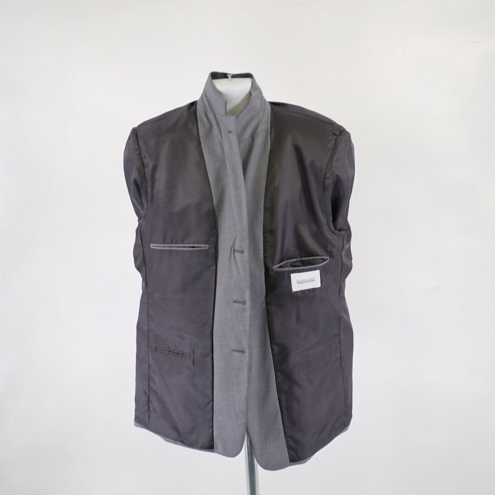 Joseph & Feiss Joseph & Feiss International Twill Wool Gray 44R / Slim 46R Size 44R - 10 Thumbnail