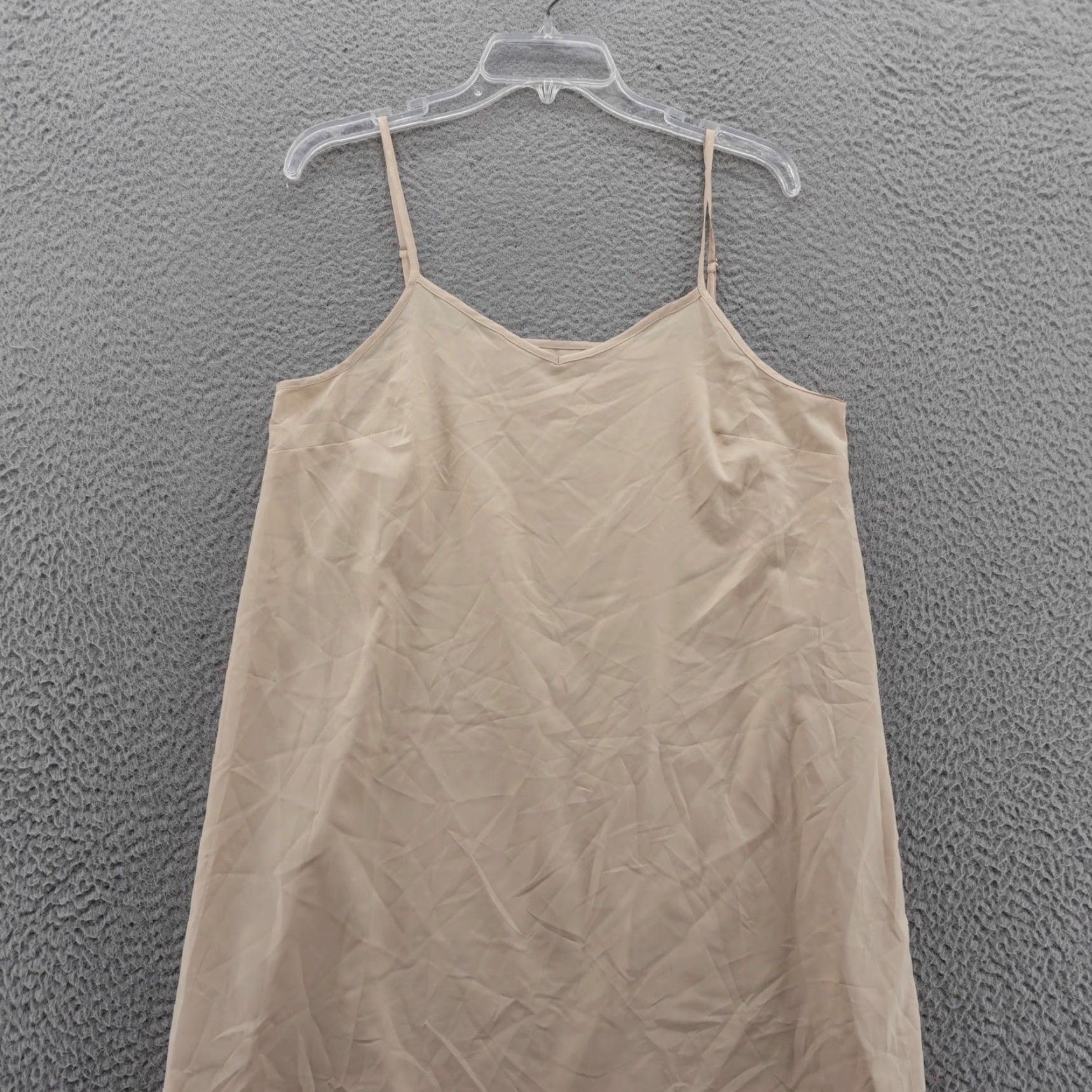 Vintage Julia Jordan Dress Women S Beige Spaghetti Strap Slip Dress Mini Casual Lounge Wear NEW Size S / US 4 / IT 40 - 3 Thumbnail