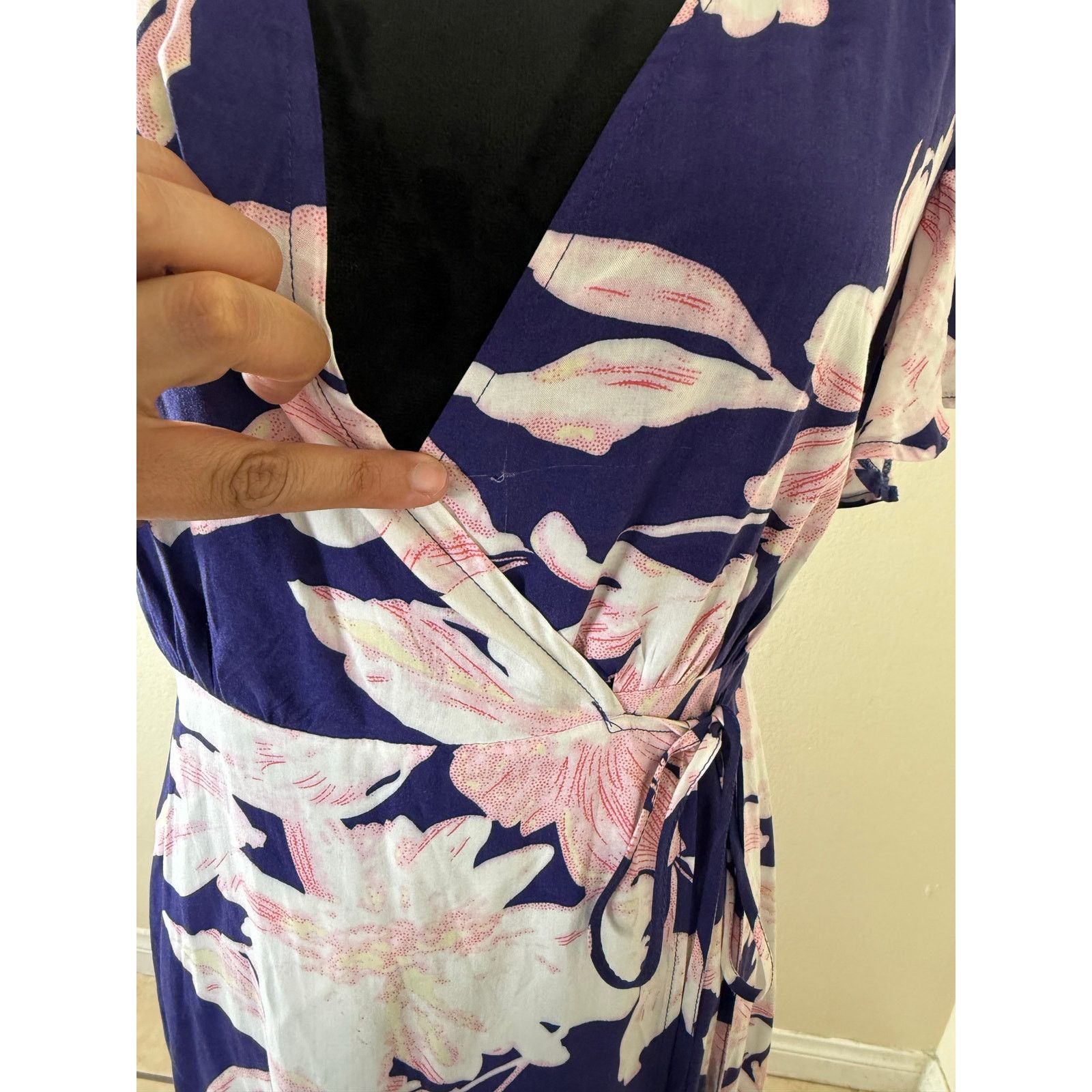 Other Lulus Azalea Regalia Navy Blue Floral Maxi Dress - Size S Size S / US 4 / IT 40 - 10 Thumbnail