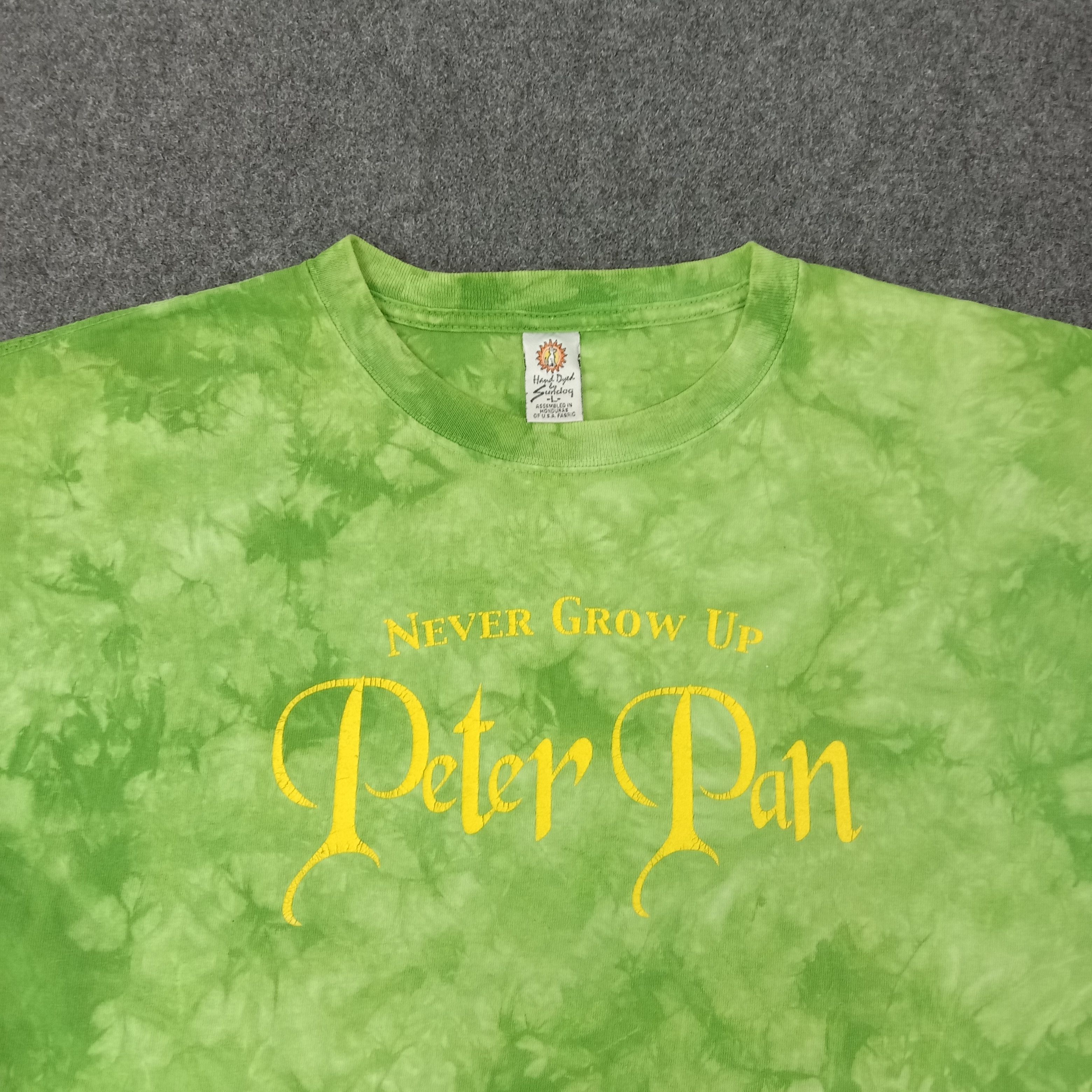 Vintage Peter Pan Never Grow Up American Movie Tshirt C259N55 Size US XL / EU 56 / 4 - 2 Thumbnail