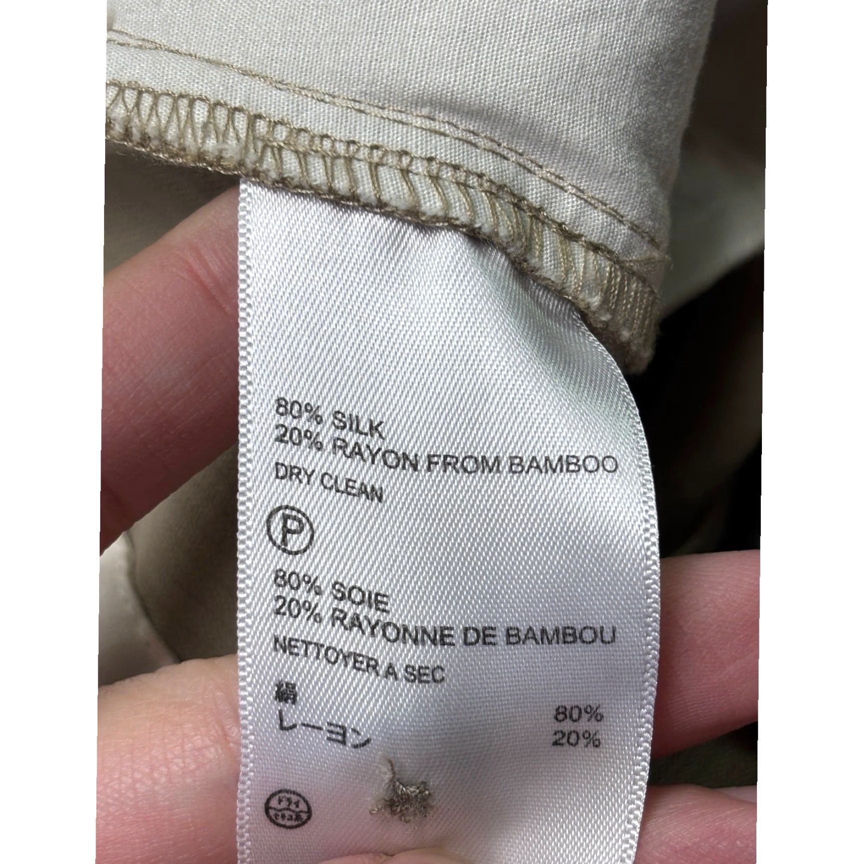 Tommy Bahama Tommy Bahama Silk Bamboo Pleated Dress Pants Khaki Tan Solid Beige Size XL Mens Size US 38 / EU 54 - 6 Thumbnail