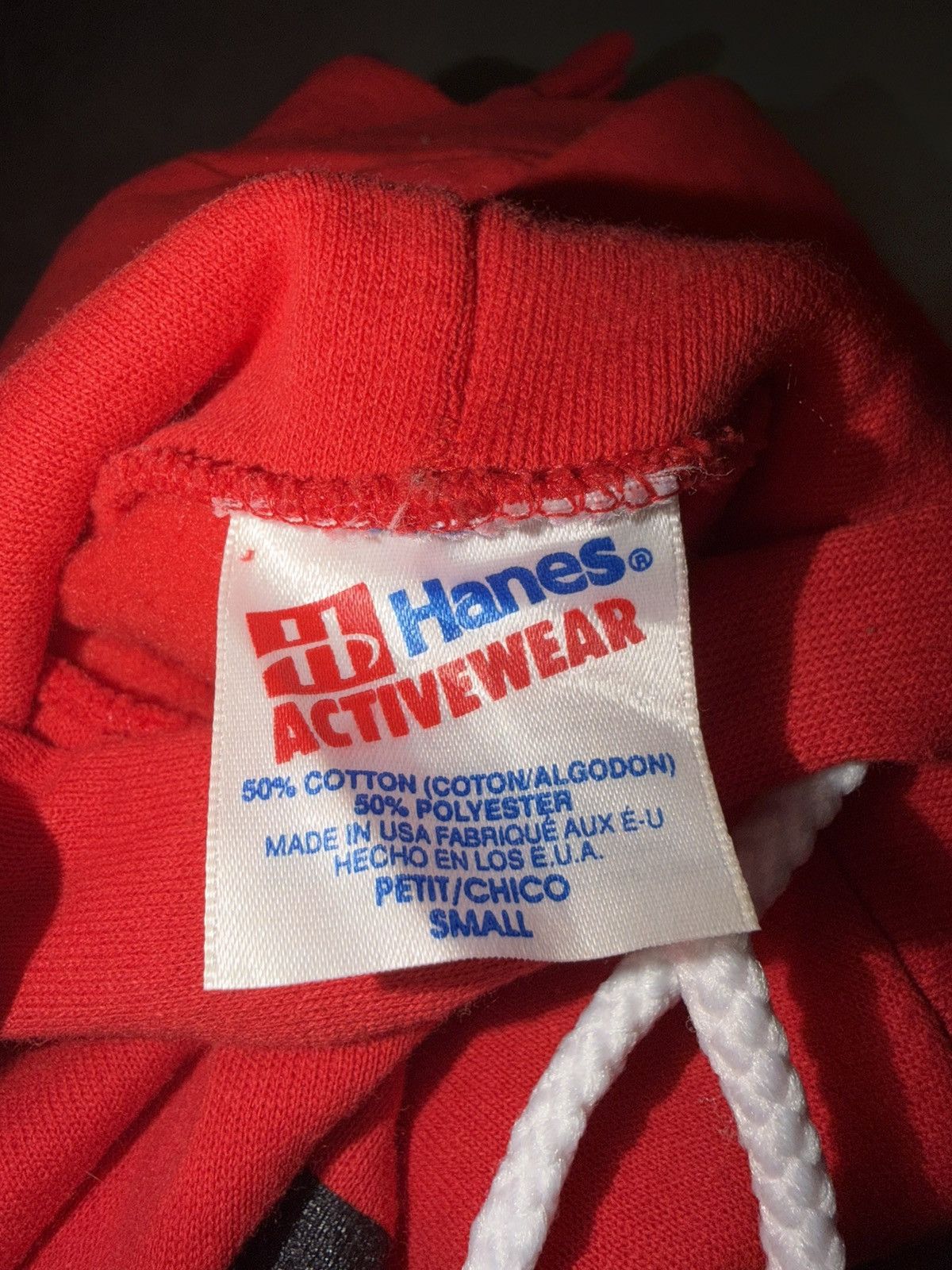 Hanes Vintage 90s U.S. Army Men’s Pullover Hoodie Red RARE Size US S / EU 44-46 / 1 - 4 Thumbnail
