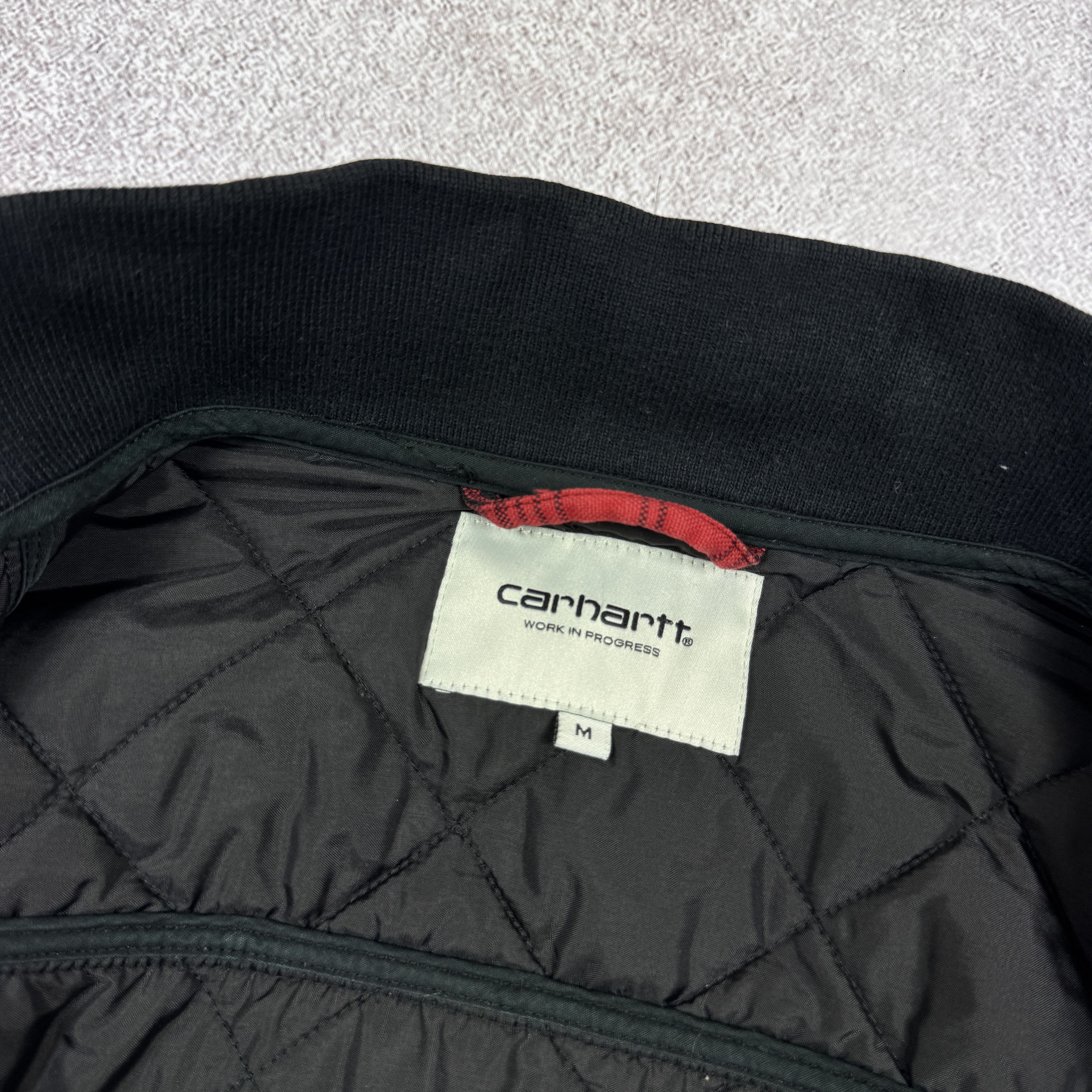 Carhartt Men`s Carhartt L/S Davis Shirts Jac Bomber Jacket Size M Size US M / EU 48-50 / 2 - 9 Thumbnail