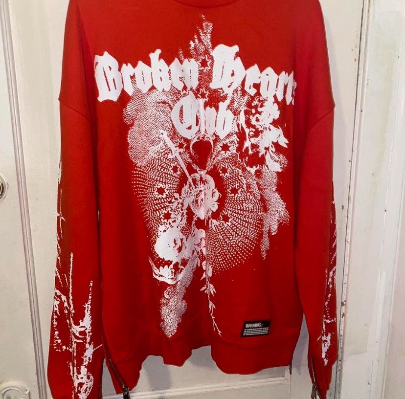 Other 2023 Optimistic Adolescence Broken Hearts Club Sweater Size US L / EU 52-54 / 3 - 1 Thumbnail