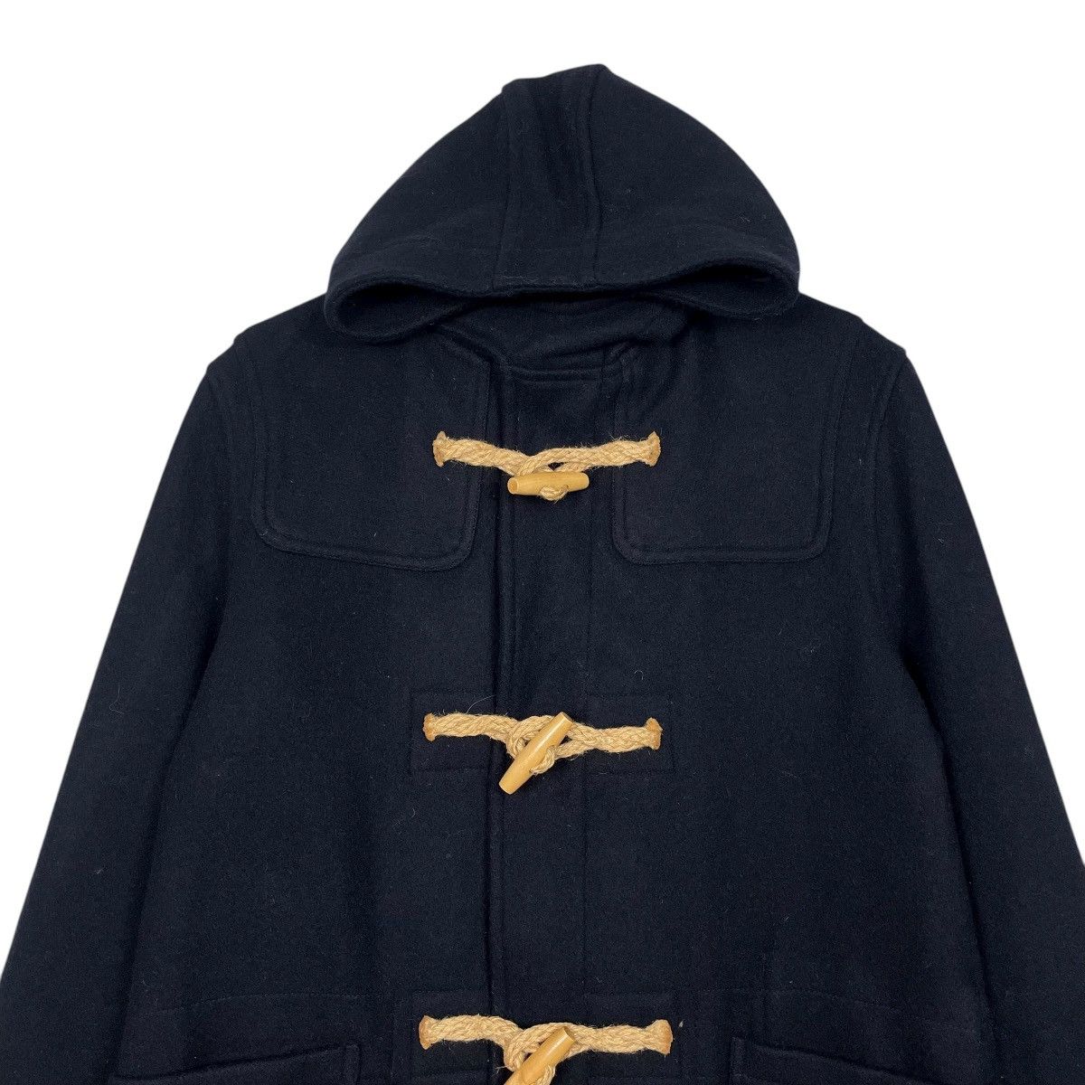 Fidelity Fidelity Gerald & Stewart Hooded Wool Duffle Jacket Size US M / EU 48-50 / 2 - 2 Thumbnail