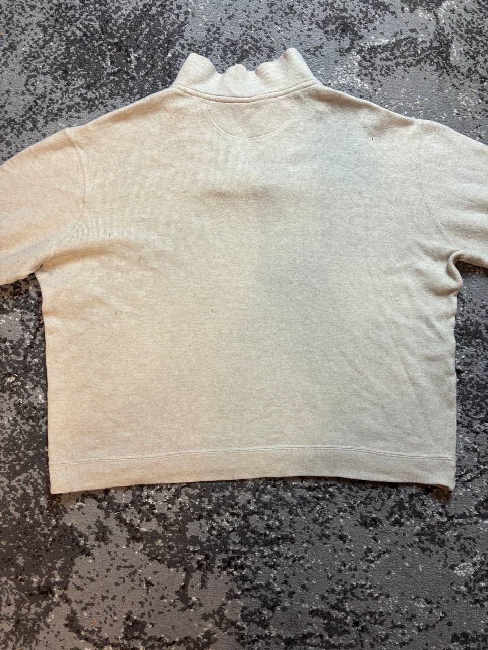 Lacoste × Vintage Vintage Lacoste pullover 1/4 zip beige wool sweater Size L / US 10 / IT 46 - 9 Thumbnail