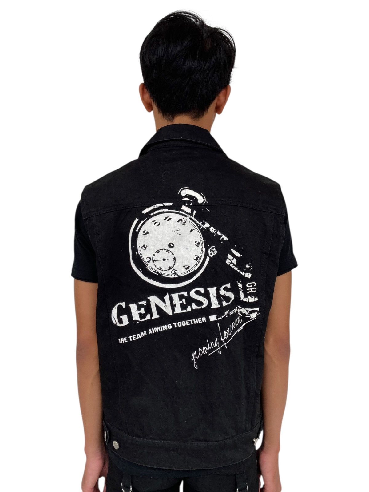 Isamu Katayama Backlash Old Kadoya - Genesis Denim Vest Jacket Size US M / EU 48-50 / 2 - 2 Thumbnail