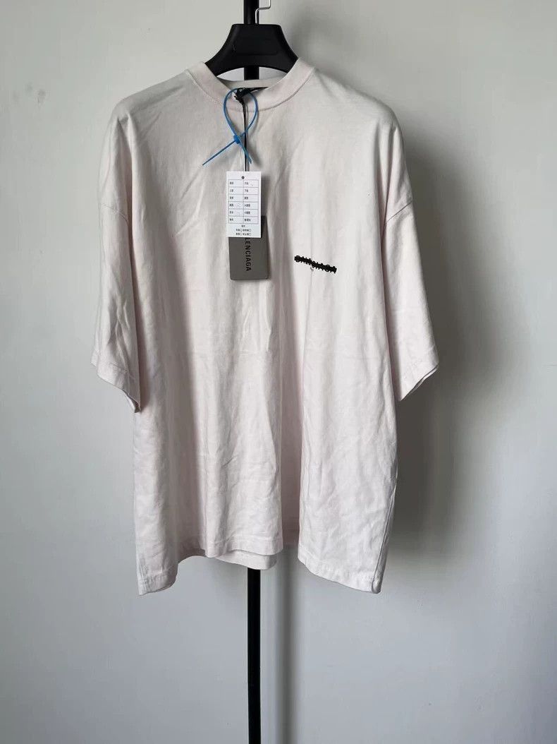 Balenciaga Balenciaga Logo Print Loose Short Sleeve T-Shirt - dmc Size US M / EU 48-50 / 2 - 1 Thumbnail