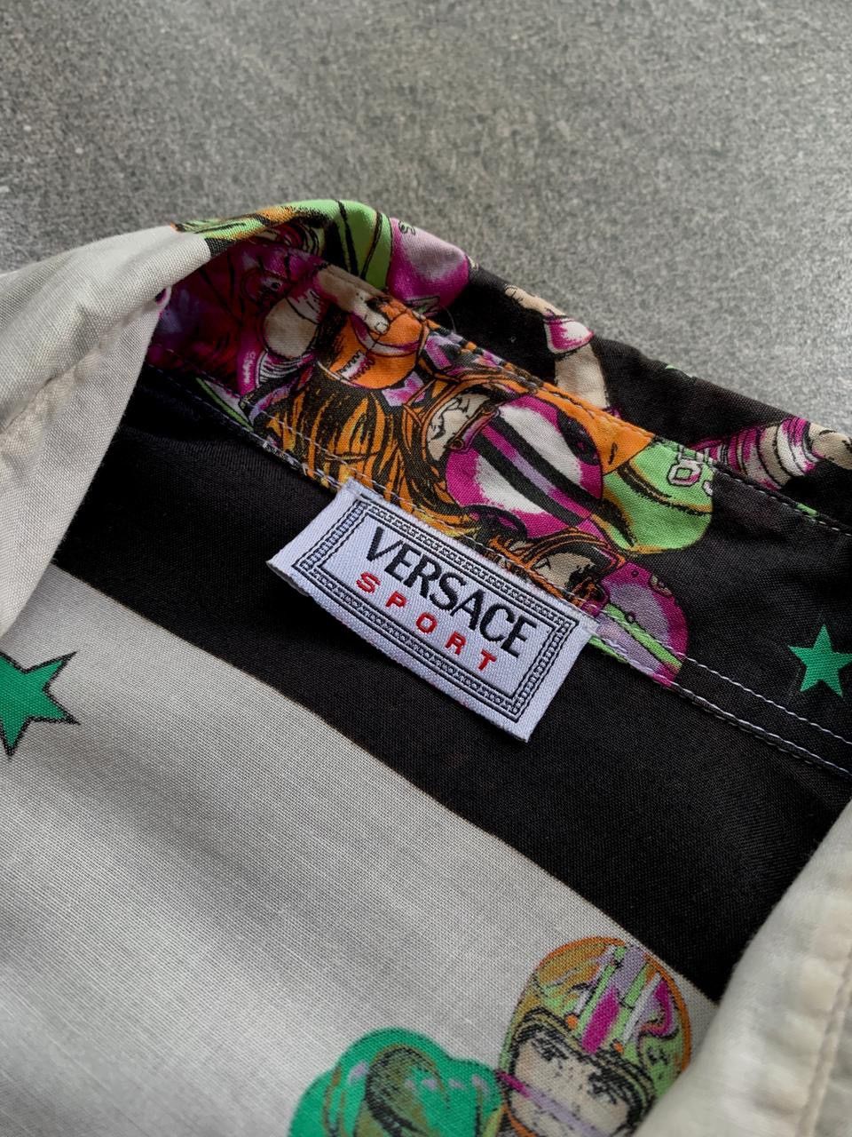 Versace FREE TAX ! Vintage Baseball Checkered Shirt Size US M / EU 48-50 / 2 - 7 Thumbnail