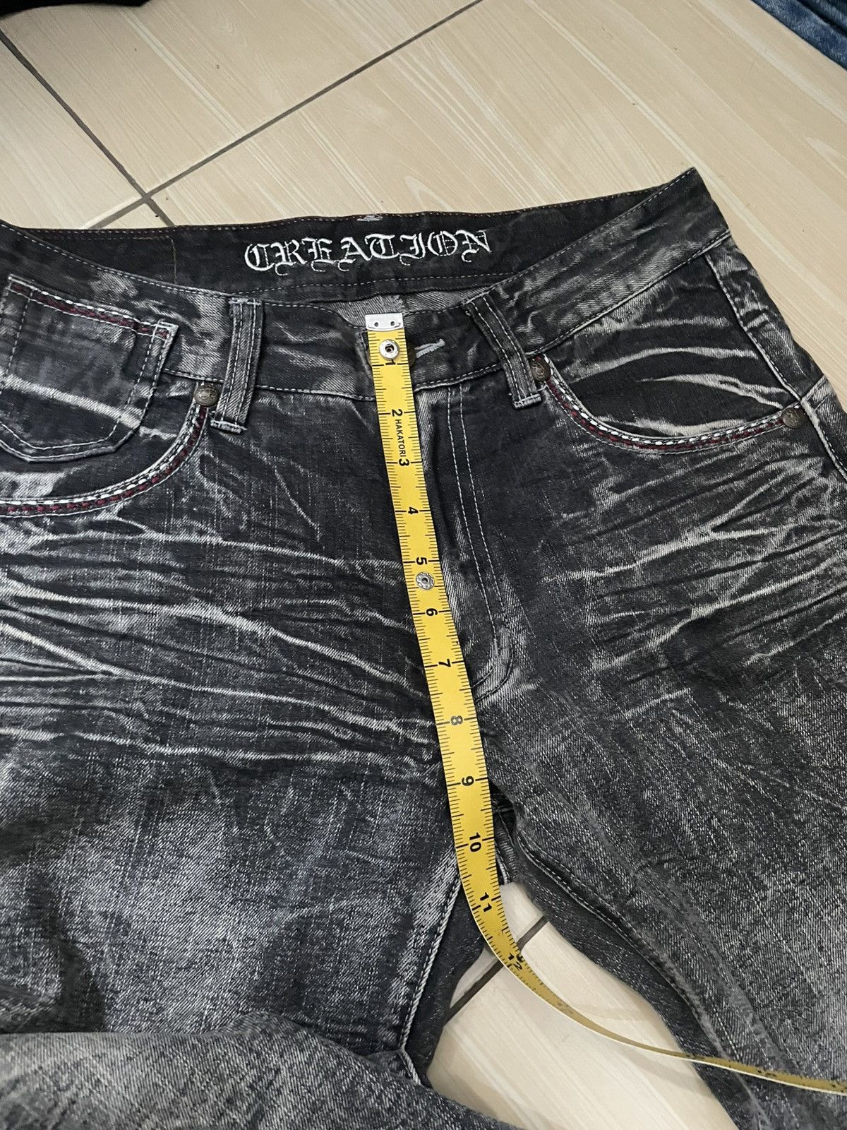 Japanese Brand Y2K Creation fadding denim y2k Size US 32 / EU 48 - 3 Thumbnail