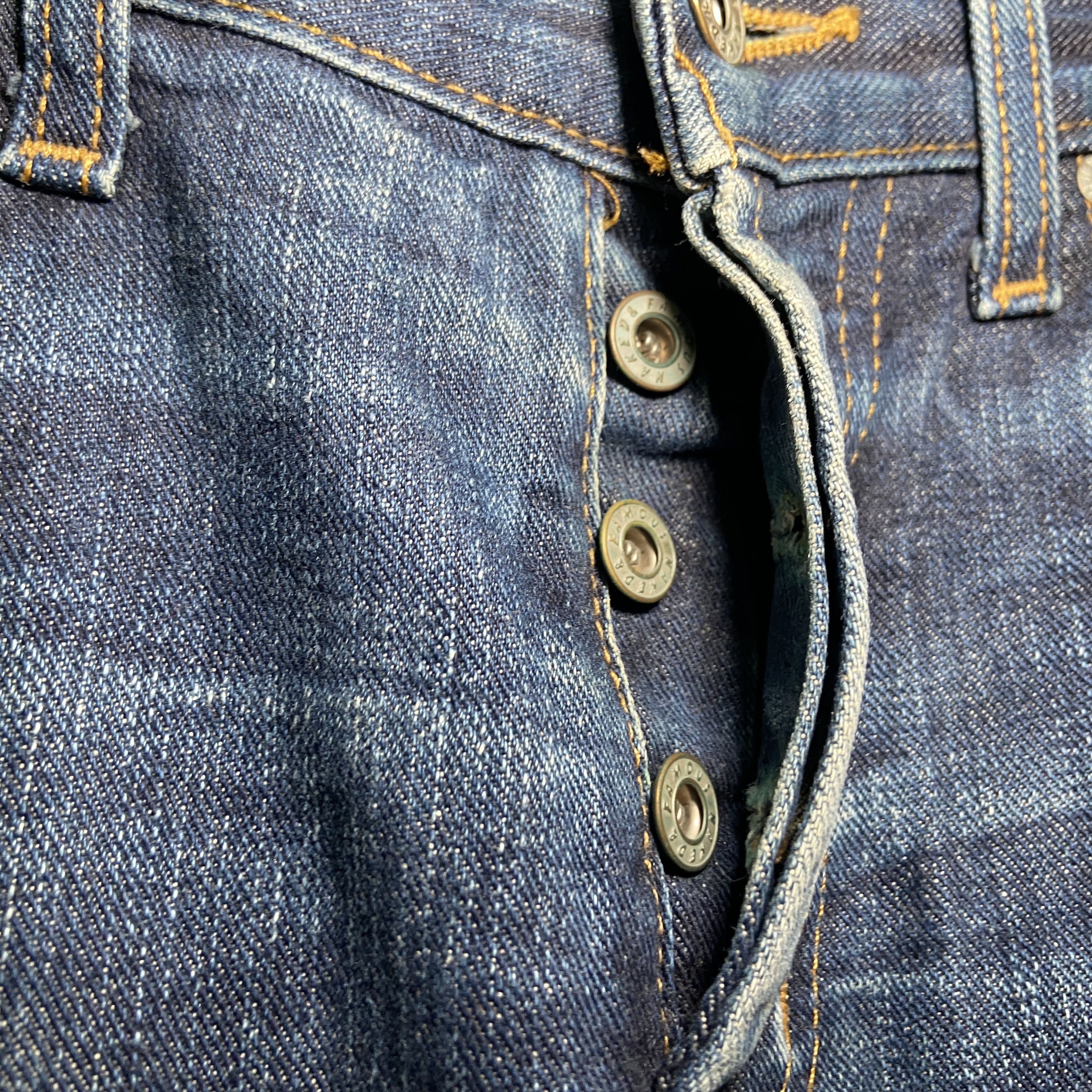 Naked & Famous Naked & Famous Selvedge Distressed Jeans Size US 32 / EU 48 - 5 Thumbnail
