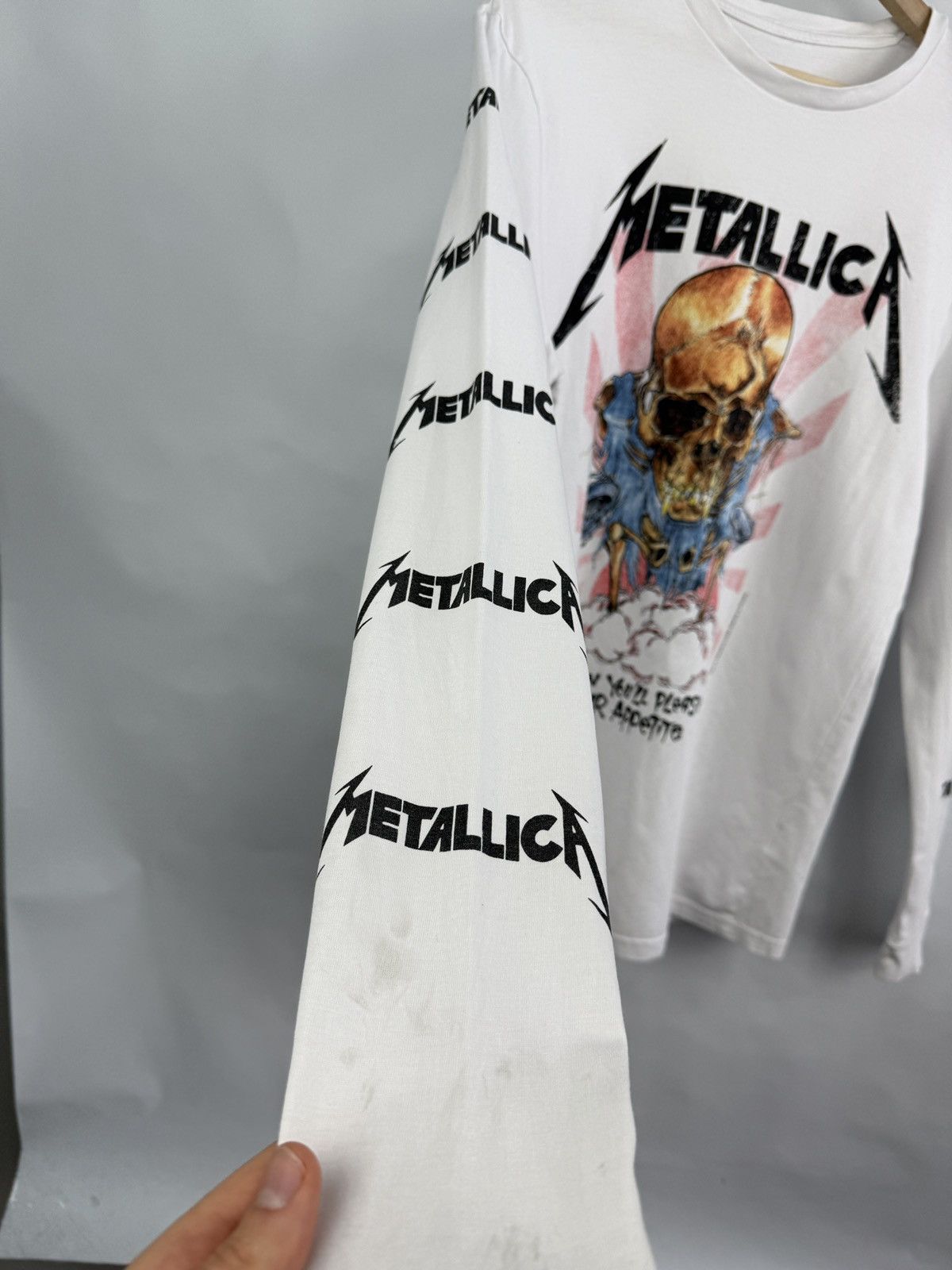 Metallica 🇺🇸 Vtg Y2K Metallica Soon You’ll Please Their Appetite LongSl Size US M / EU 48-50 / 2 - 6 Thumbnail